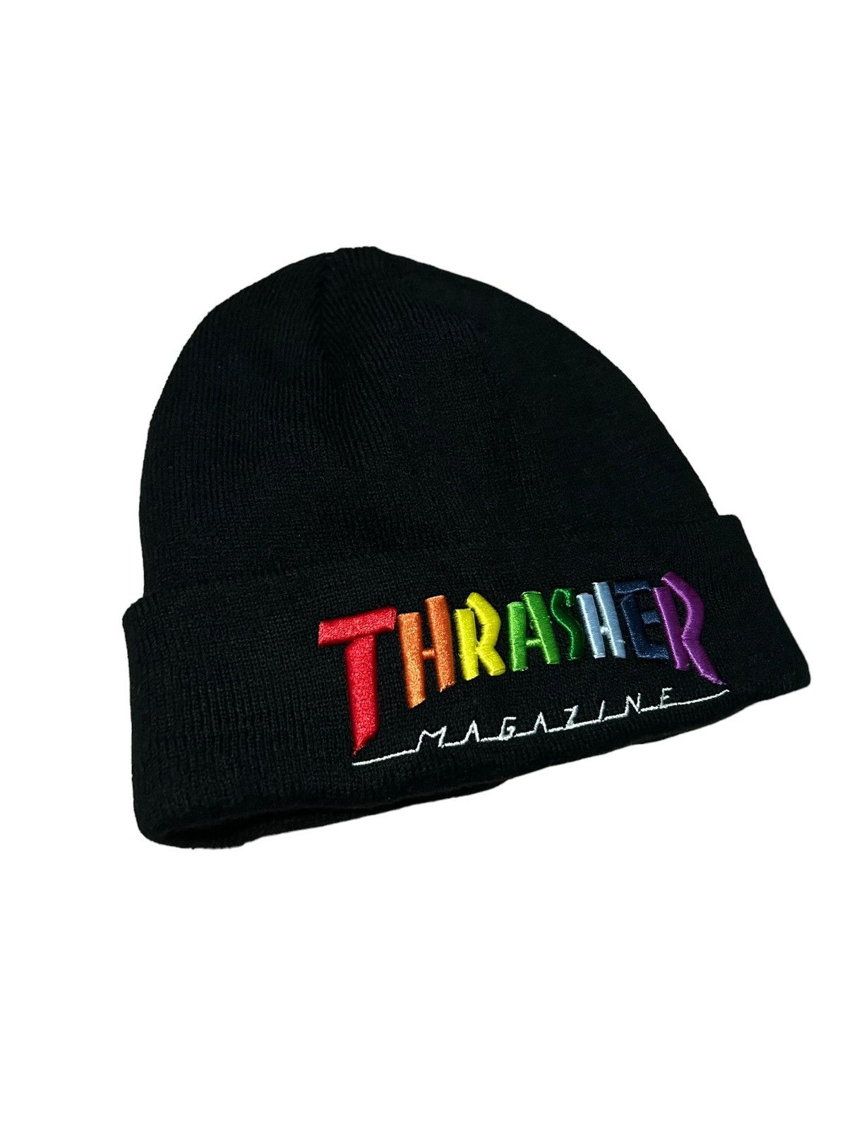 Japanese Brand × Thrasher THRASHER Multi Colour Big Logo Beanie Hats Size ONE SIZE - 3 Thumbnail