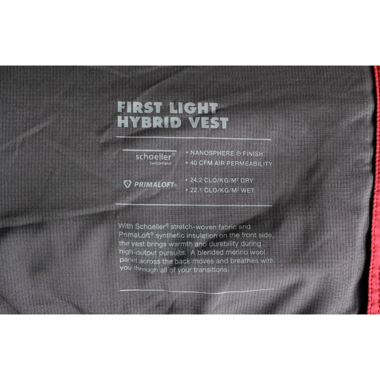 Black Diamond BLACK DIAMOND First Light Hybrid Vest Jacket Gilet Men XL PRIMALOFT Red Outdoors, Hiking, Travel Mens Vest Jacket XL Red Size US XL / EU 56 / 4 - 5 Thumbnail