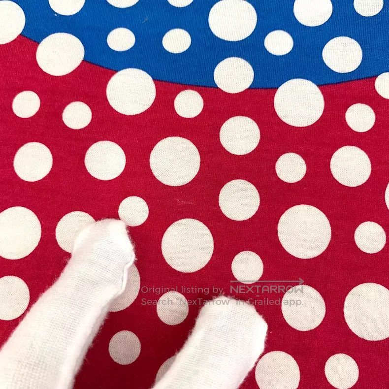 Louis Vuitton Louis Vuitton Colorblock polka-dot cotton short-sleeved T- Size L / US 10 / IT 46 - 8 Thumbnail