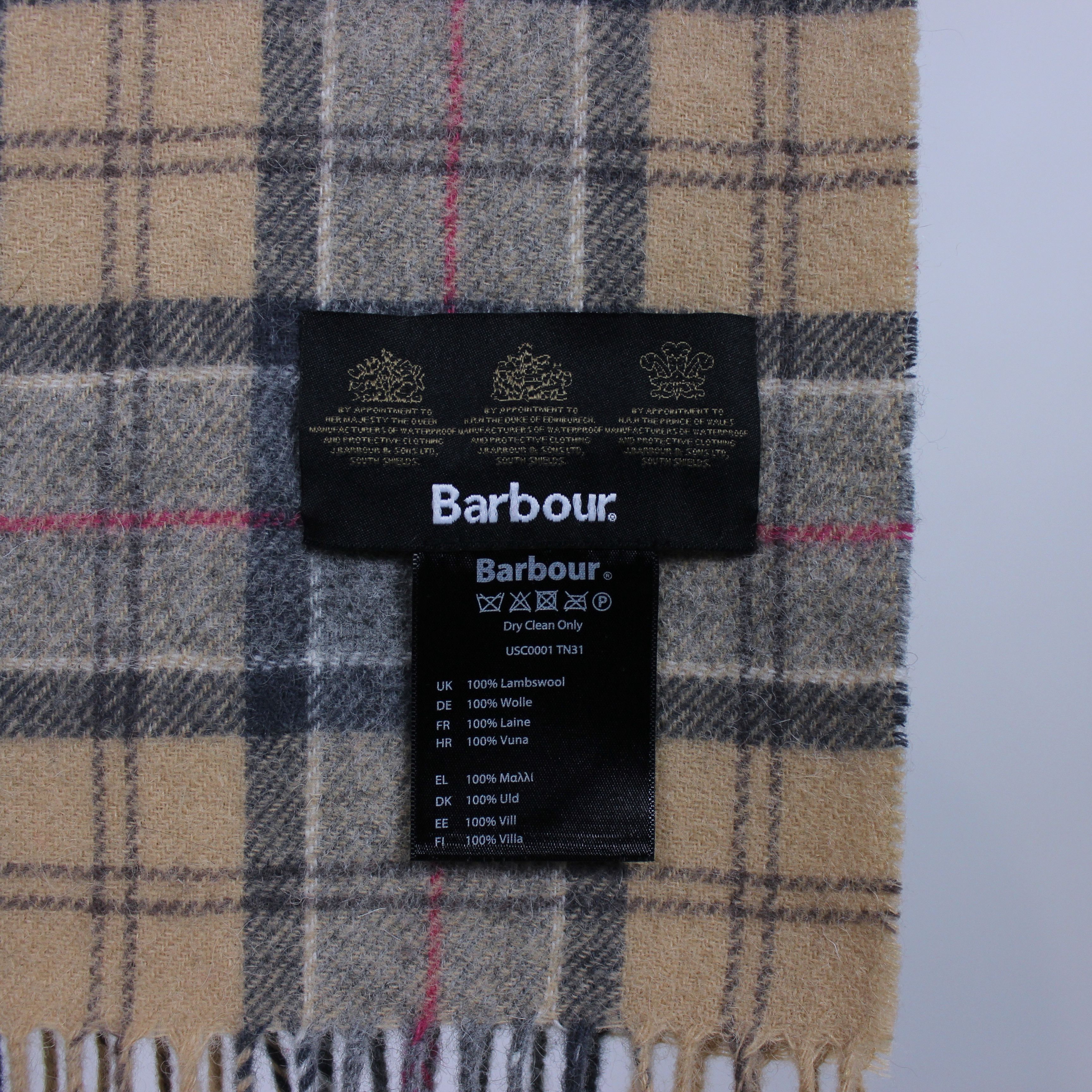 Barbour Barbour vintage scarf nova wool one size Size ONE SIZE - 3 Thumbnail