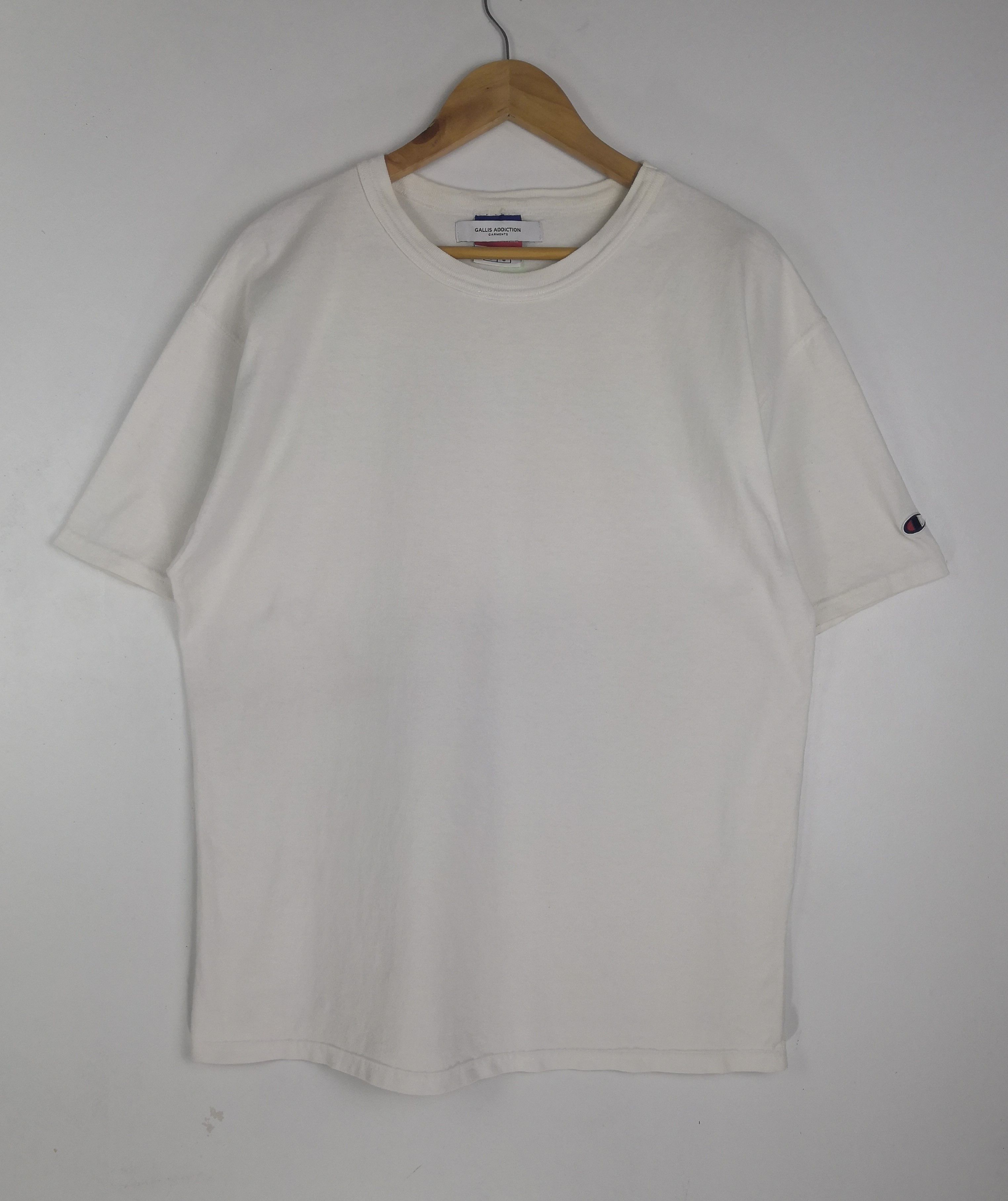 Champion Vintage Champion x Gallis Addiction Tees Big Logo Spellout Size US L / EU 52-54 / 3 - 2 Thumbnail