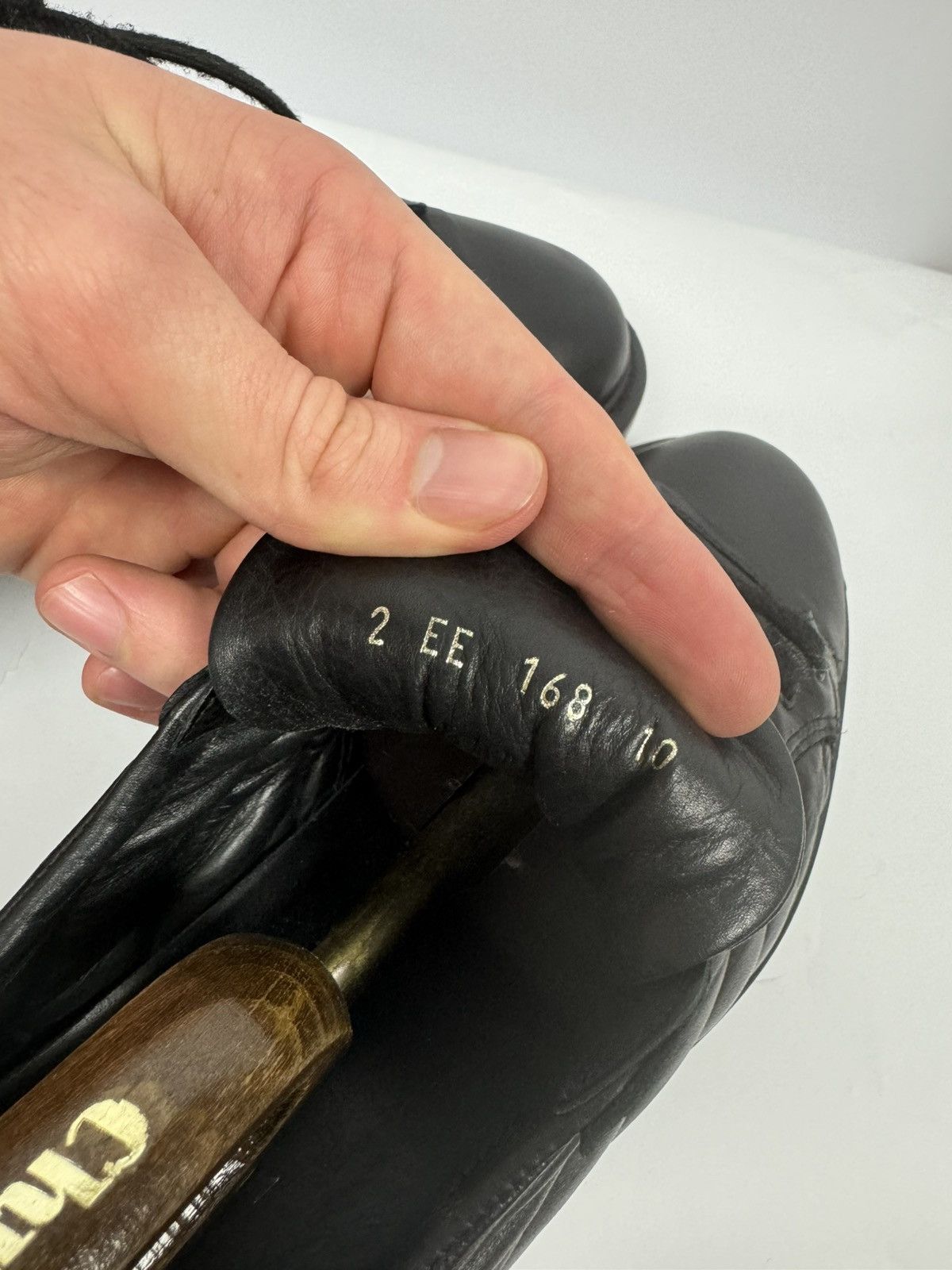 Japanese Brand × Prada Prada Snickers Leather Air-Soled Size US 12 / EU 45 - 11 Thumbnail