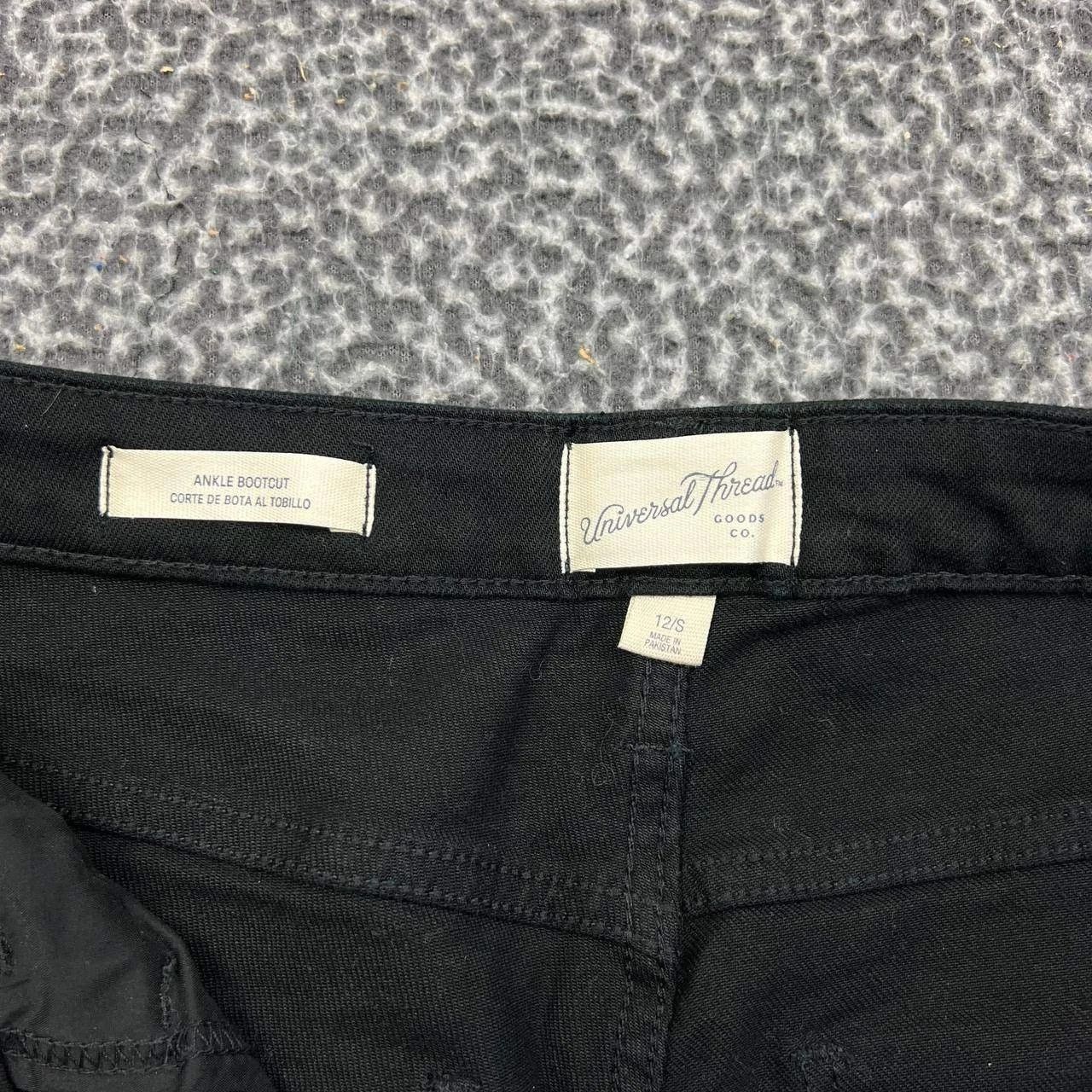 Other Universal Thread Ankle Jeans 12 Bootcut Denim Pockets 34x25 Size 34" / US 12 / IT 48 - 7 Thumbnail