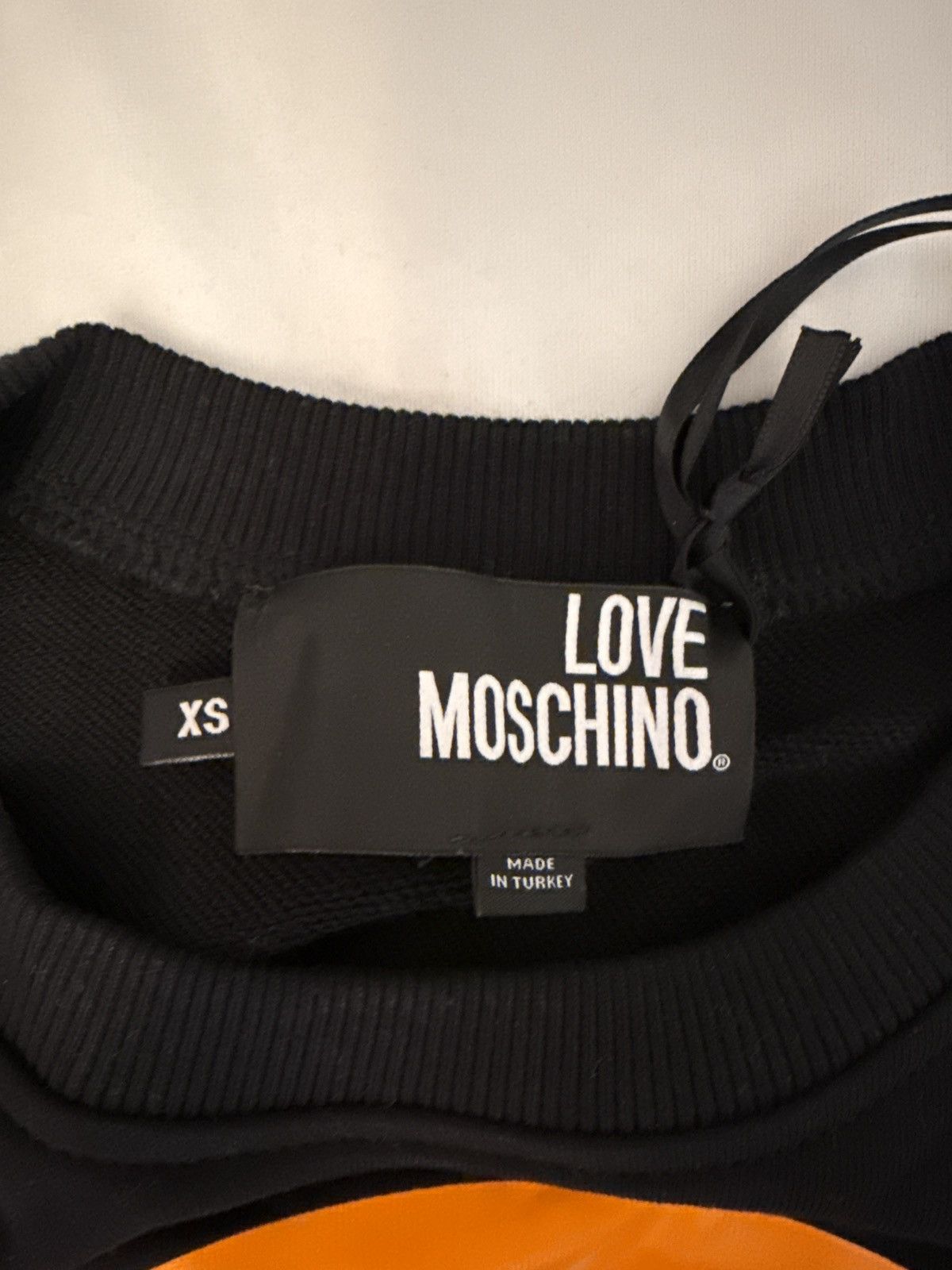Moschino Love Moschino Black Oversized Airplane Sweatshirt Size US XS / EU 42 / 0 - 3 Thumbnail