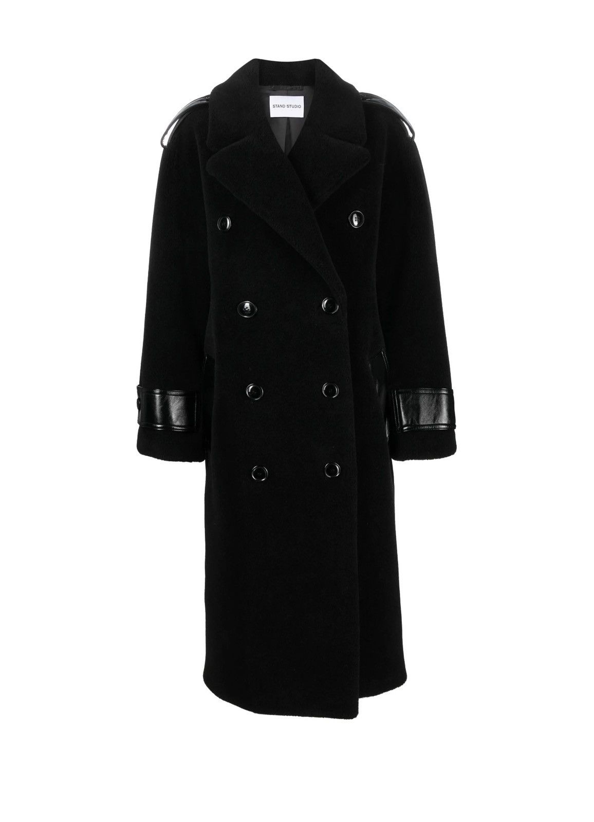 STAND STUDIO Faux-Fur Trench Coat / Size 40 (M/L) / Stand Studio Size M / US 6-8 / IT 42-44 - 1 Thumbnail