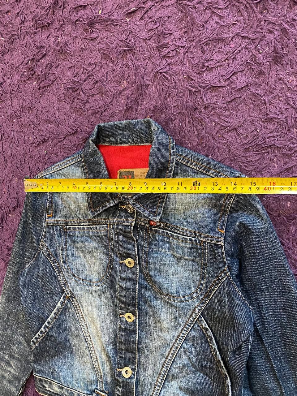 Diesel Vintage Diesel Y2K Denim Jacket Size S Size S / US 4 / IT 40 - 6 Thumbnail