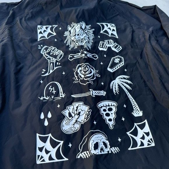 Lurking Class NEW LURKING CLASS by SKETCHY TANK FLASH COACH BLACK JACKET M Size US M / EU 48-50 / 2 - 3 Thumbnail