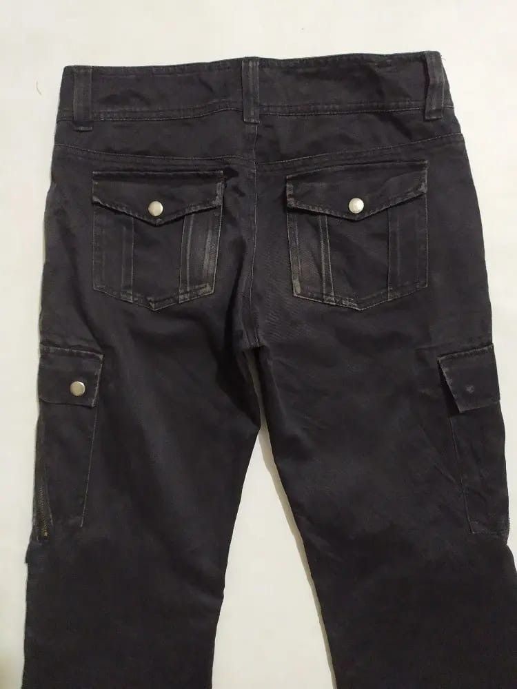 Japanese Brand PEEPUP Bondage Punk Zipper Style Split Pocket Pants Size US 29 - 7 Thumbnail