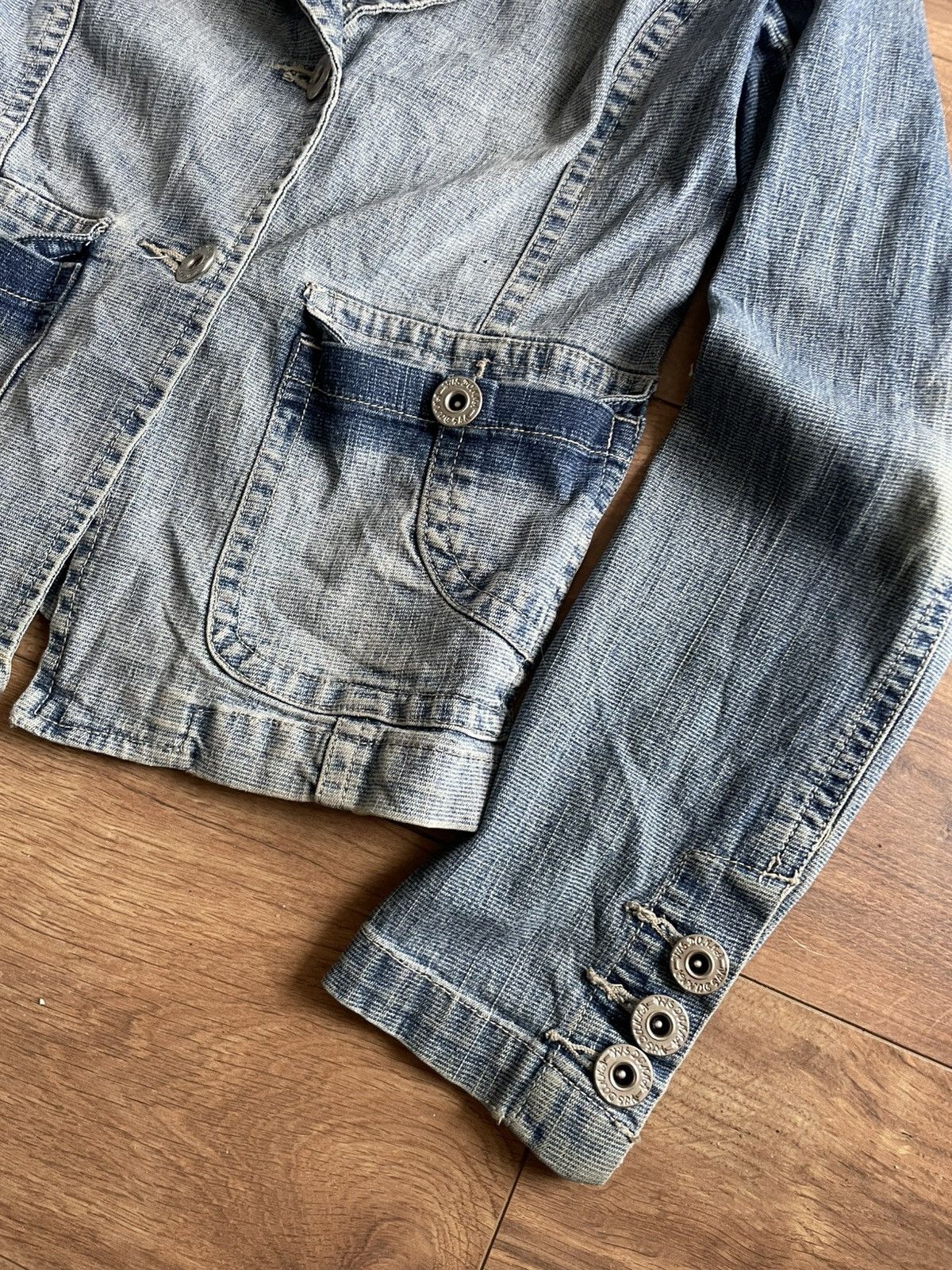 Other Avant Garde Vintage Denim Jacket Archive Y2k Size M / US 6-8 / IT 42-44 - 2 Thumbnail