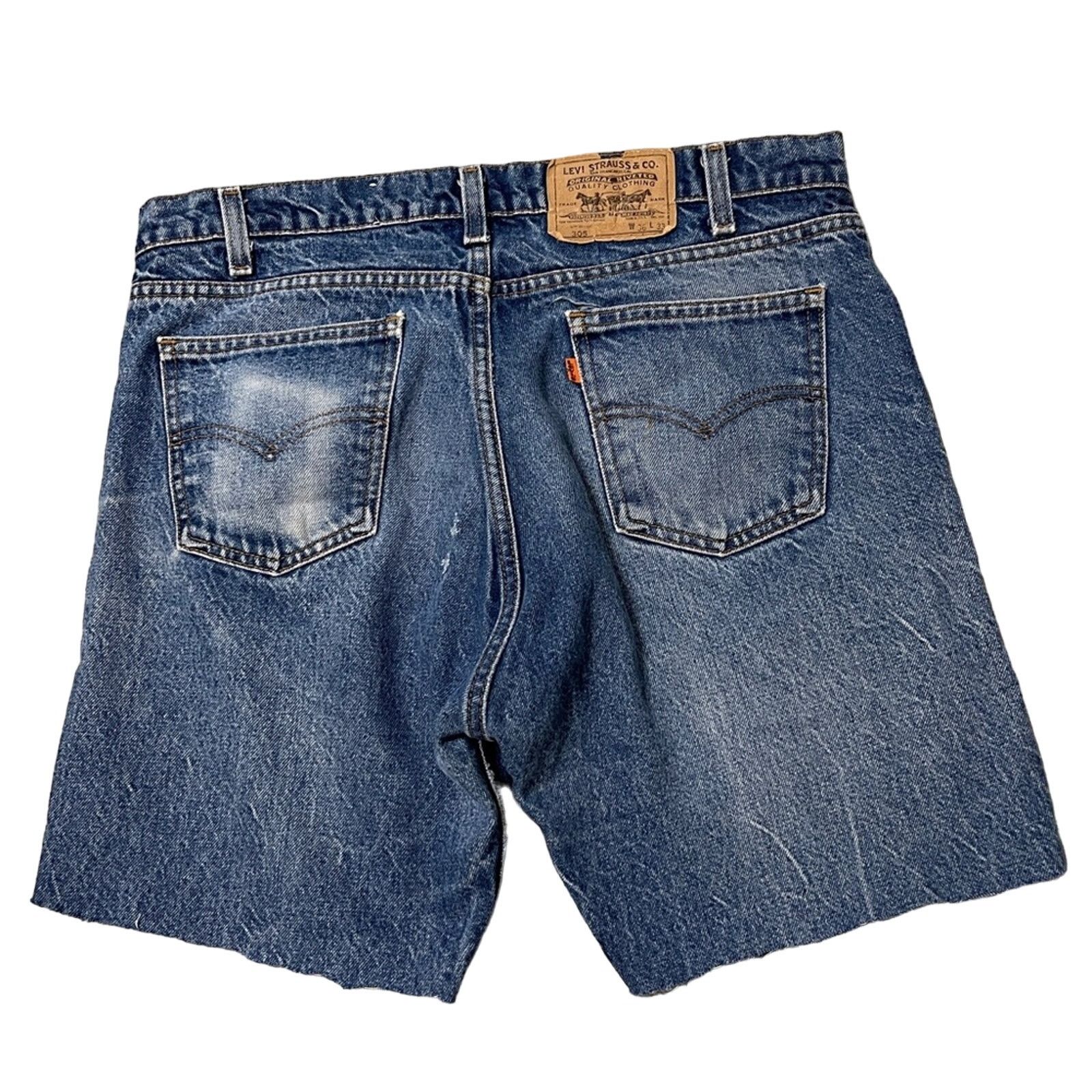 Levi's Vintage Levi’s Orange Tab Cut Off Denim Dad Shorts Size 32" / US 10 / IT 46 - 2 Thumbnail