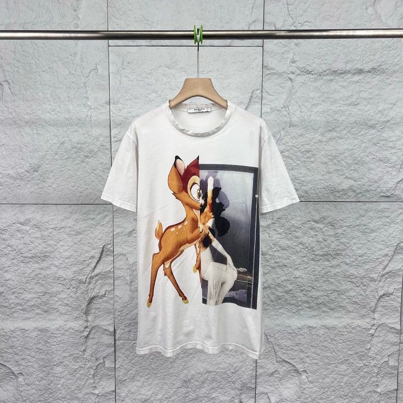 Givenchy Givenchy Deer Print Short Sleeve T-shirt - dmc Size US XS / EU 42 / 0 - 1 Thumbnail