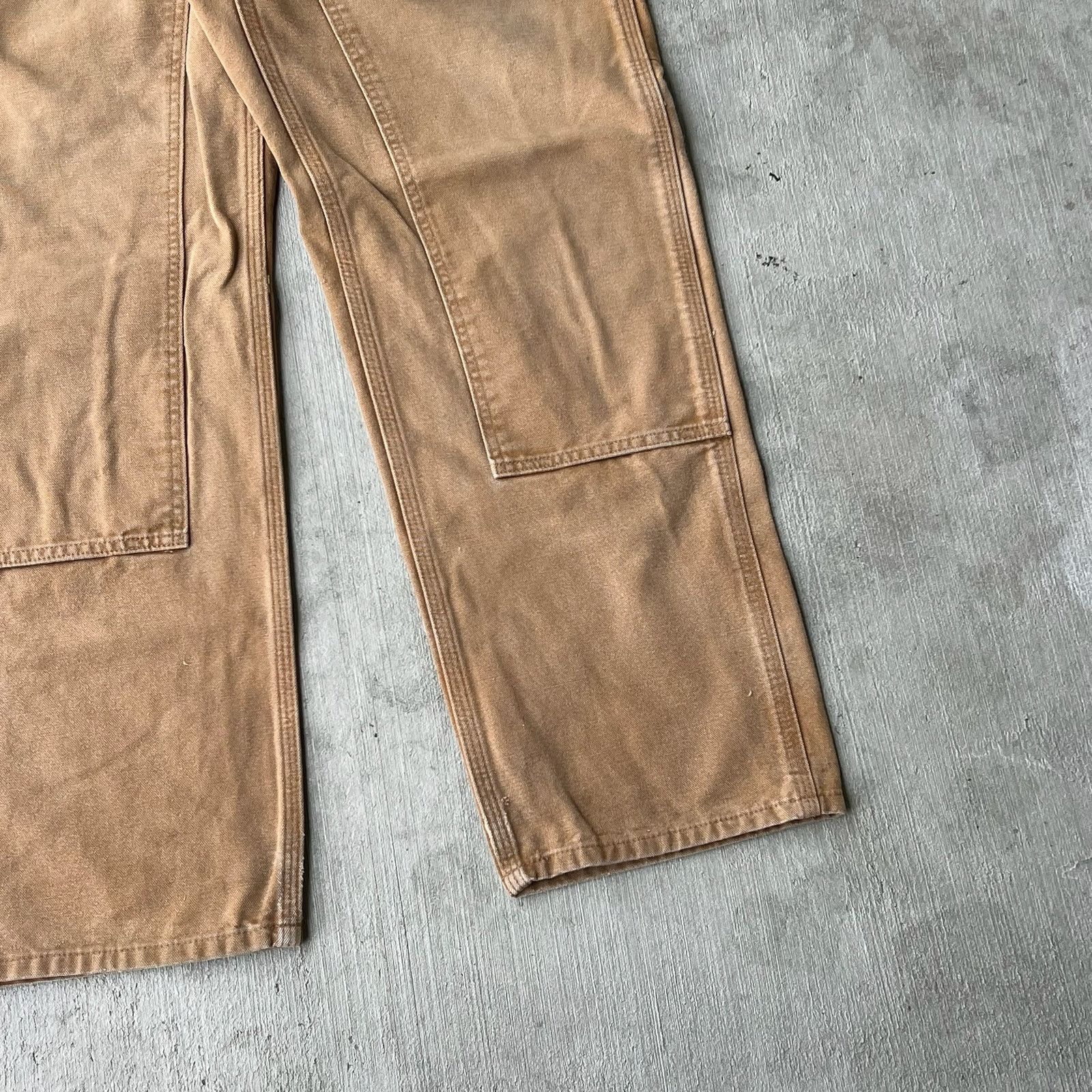 Carhartt × Vintage Carhartt brown double knee work wear carpenter pants Size US 31 - 3 Thumbnail