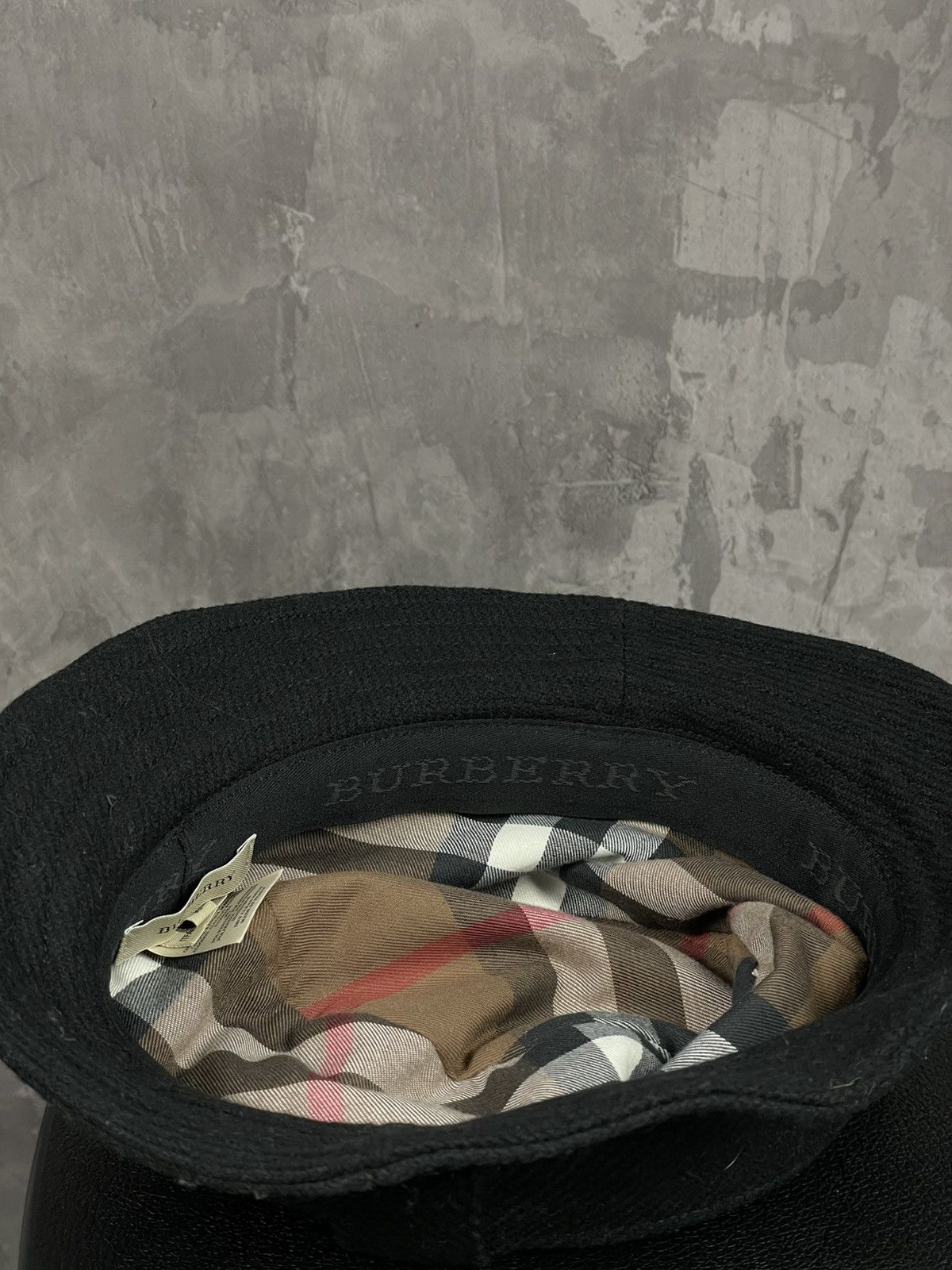 Burberry Vintage Burberry bucket cap hat Panama Wool Size ONE SIZE - 6 Thumbnail
