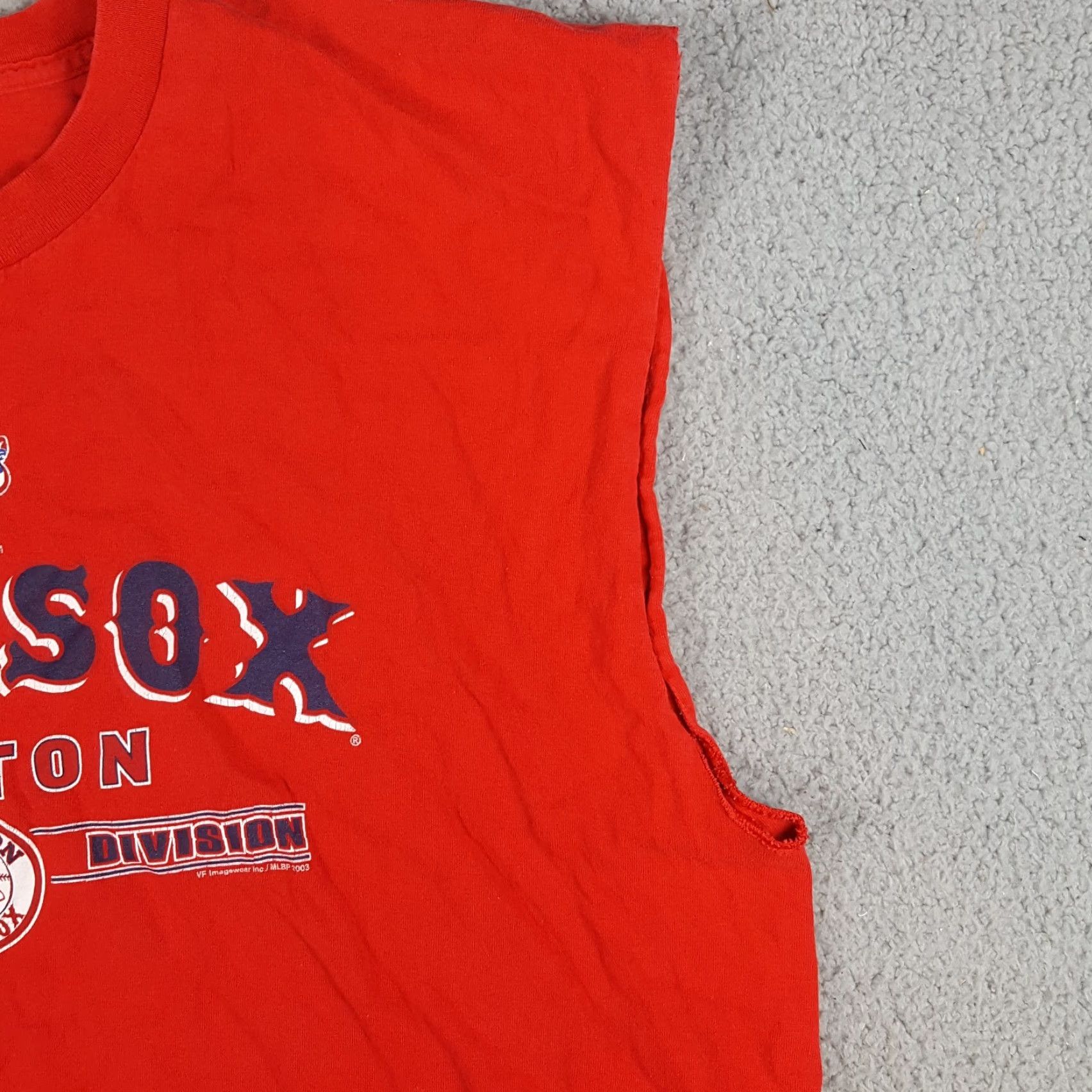 MLB VINTAGE Boston Red Sox MLB Baseball Tank T-Shirt Men’s 2XL Red Sleeveless Y2K Retro Sports Size US XXL / EU 58 / 5 - 4 Thumbnail