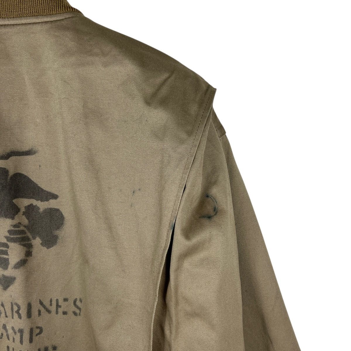 Vintage Houston Tanker Comanders Usmc Us Marines Camp Lejune Jacket Size US M / EU 48-50 / 2 - 10 Thumbnail