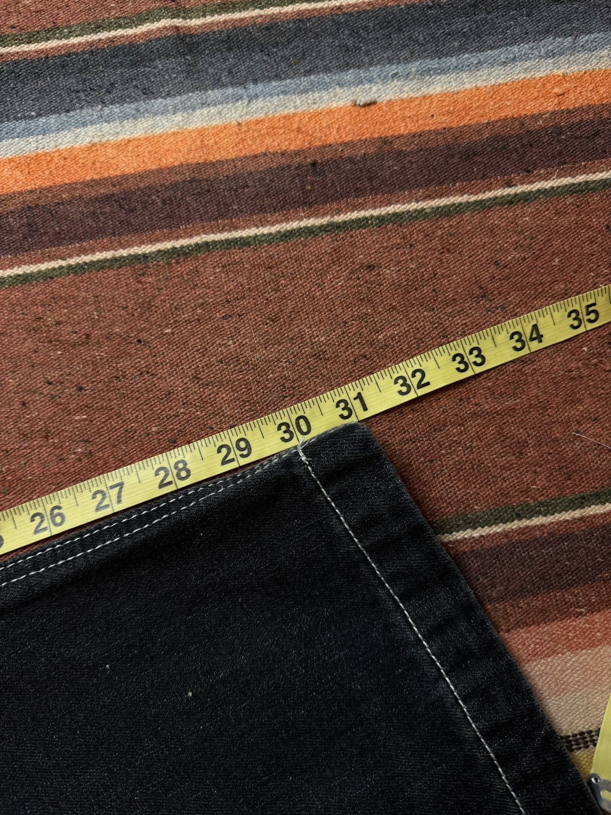 Southpole Y2K Black South Pole Red Tab Denim Baggy Jeans Size US 37 - 6 Thumbnail