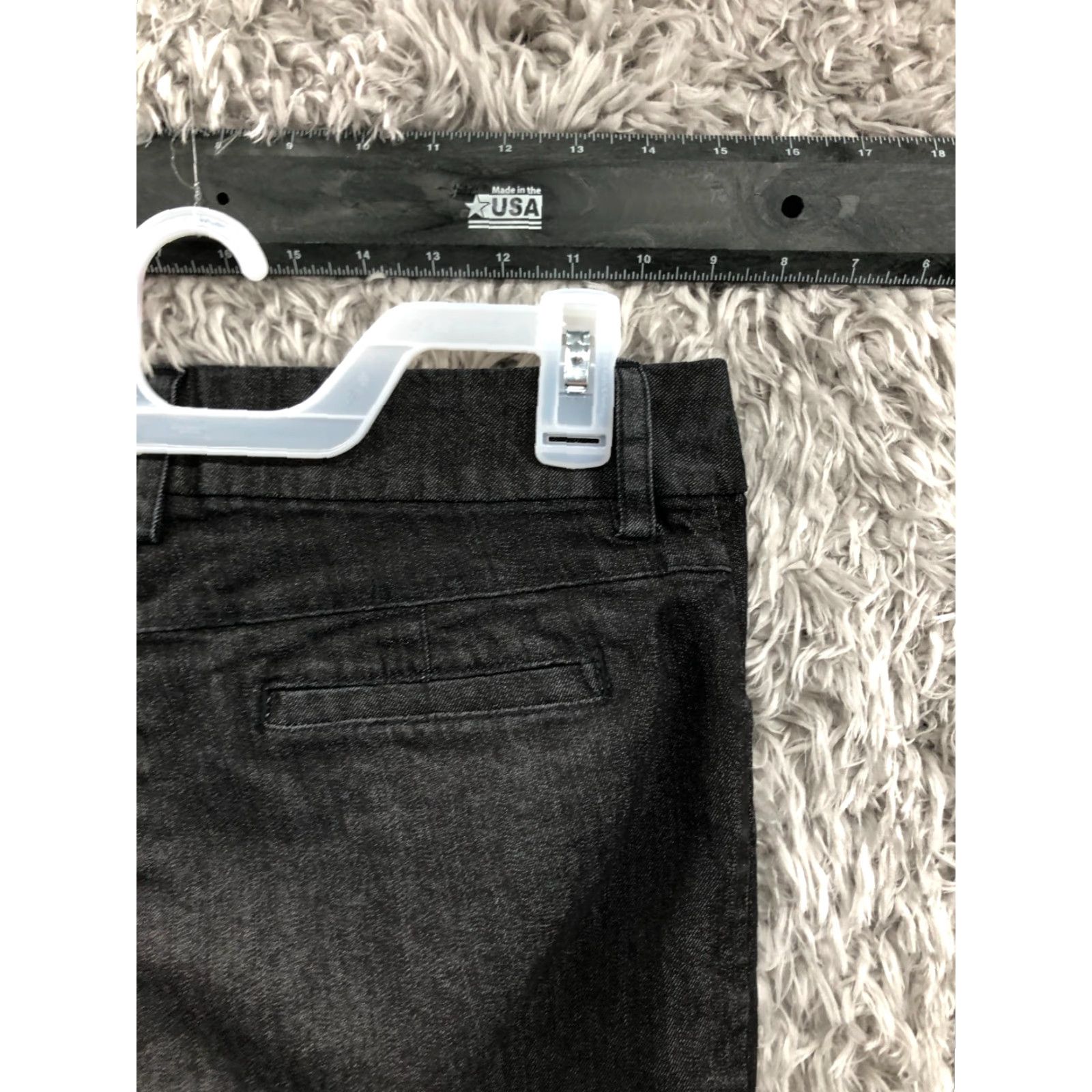 Lee Lee Modern Series Curvy Jeans Size 10 Womens Mid Rise Dark Wash Black Denim Jeans Size 32" / US 10 / IT 46 - 7 Thumbnail