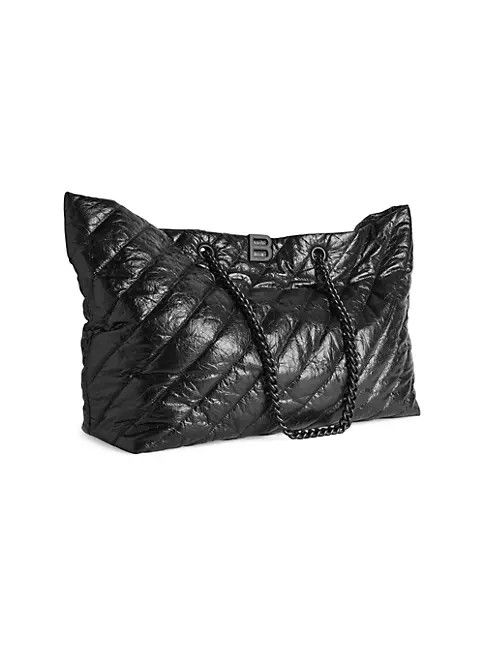 Balenciaga o1mt1gz1224 Size: OS / Crush Large Carry All Tote Bag Size ONE SIZE - 4 Thumbnail
