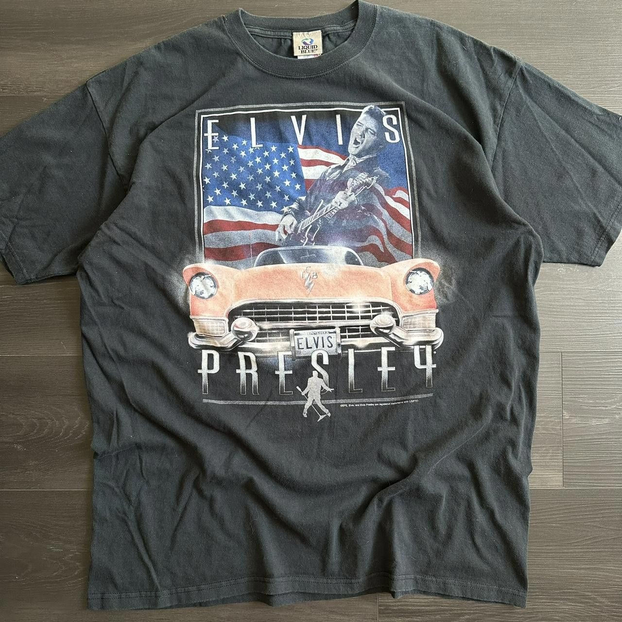 Liquid Blue Vintage Elvis Presley Liquid Blue Size US XXL / EU 58 / 5 - 1 Thumbnail
