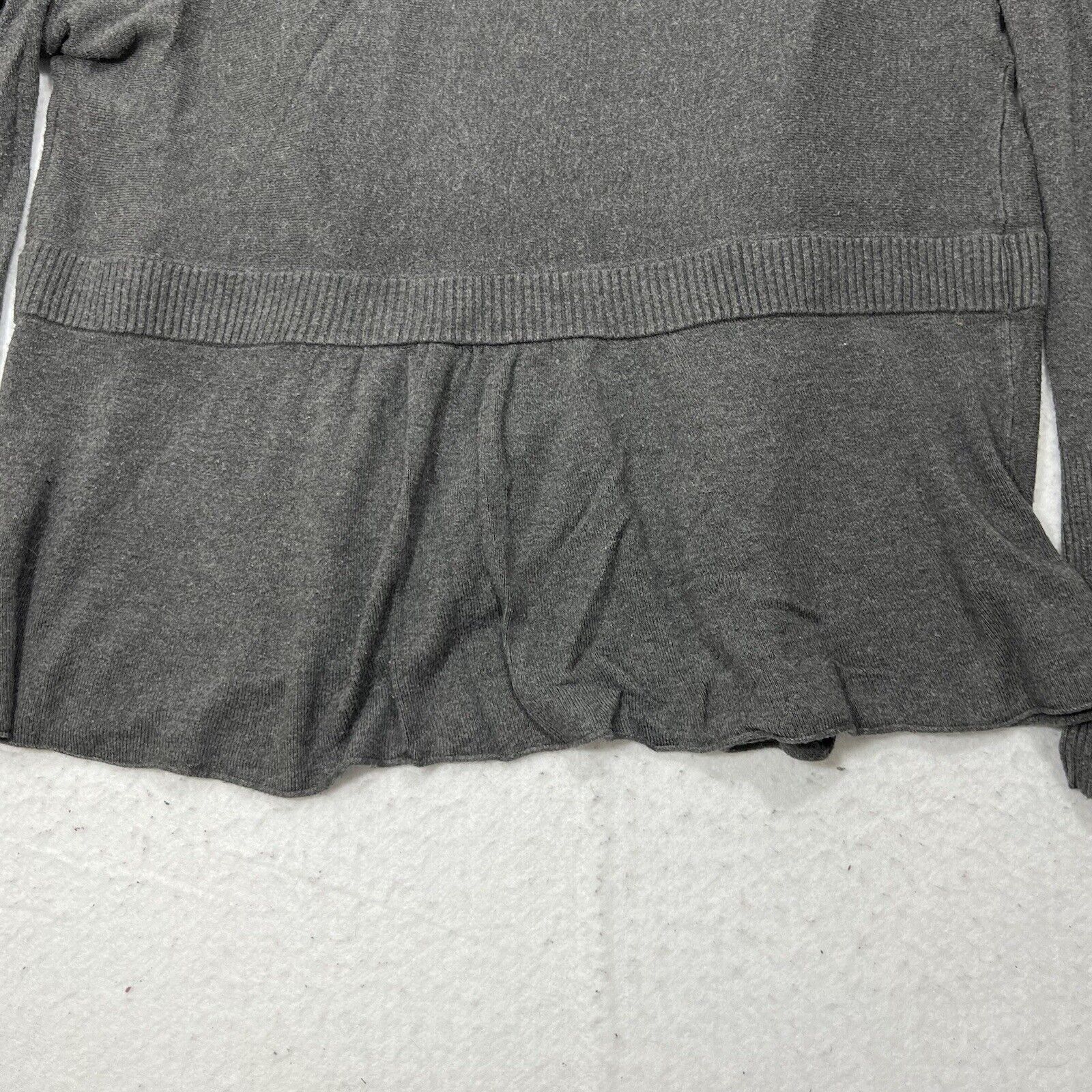 Eileen Fisher Eileen Fisher Gray Long Sleeve Cardigan Sweater Size L / US 10 / IT 46 - 12 Thumbnail