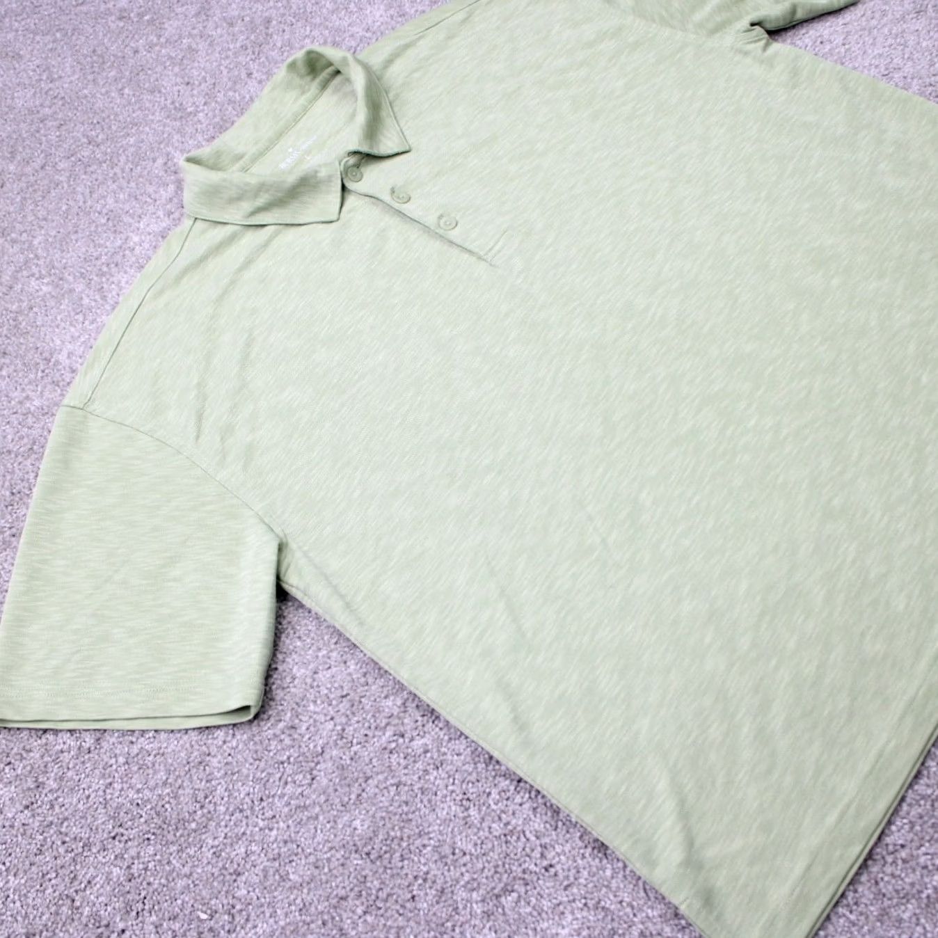 Vintage Burma Bibas Polo Shirt Mens Large Green Modal Rayon Polynosic/Polyester S/S Polo Shirt Mens Large Green Polo Shirt Mens Large Green Burma Bibas Size US L / EU 52-54 / 3 - 6 Thumbnail