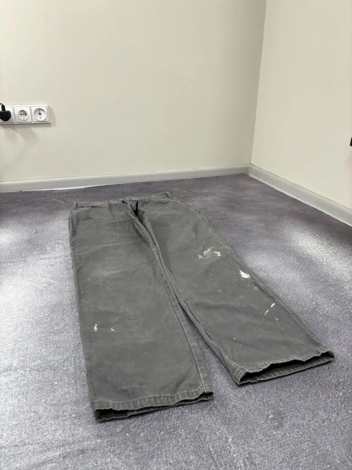 Dickies × Vintage Vintage Dickies Y2K Painted Gray Work Hype Baggy Pants Size US 36 / EU 52 - 7 Thumbnail