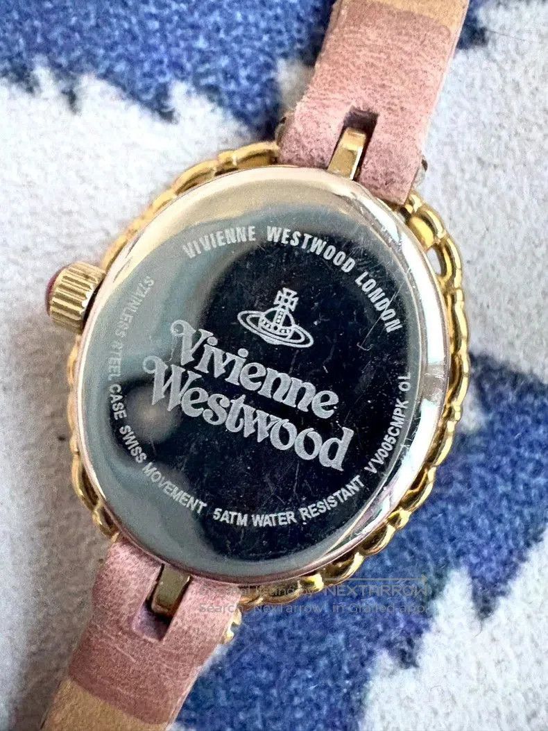 Vivienne Westwood Vivienne Westwood Pink Saturn Snake Watch. Size ONE SIZE - 6 Thumbnail