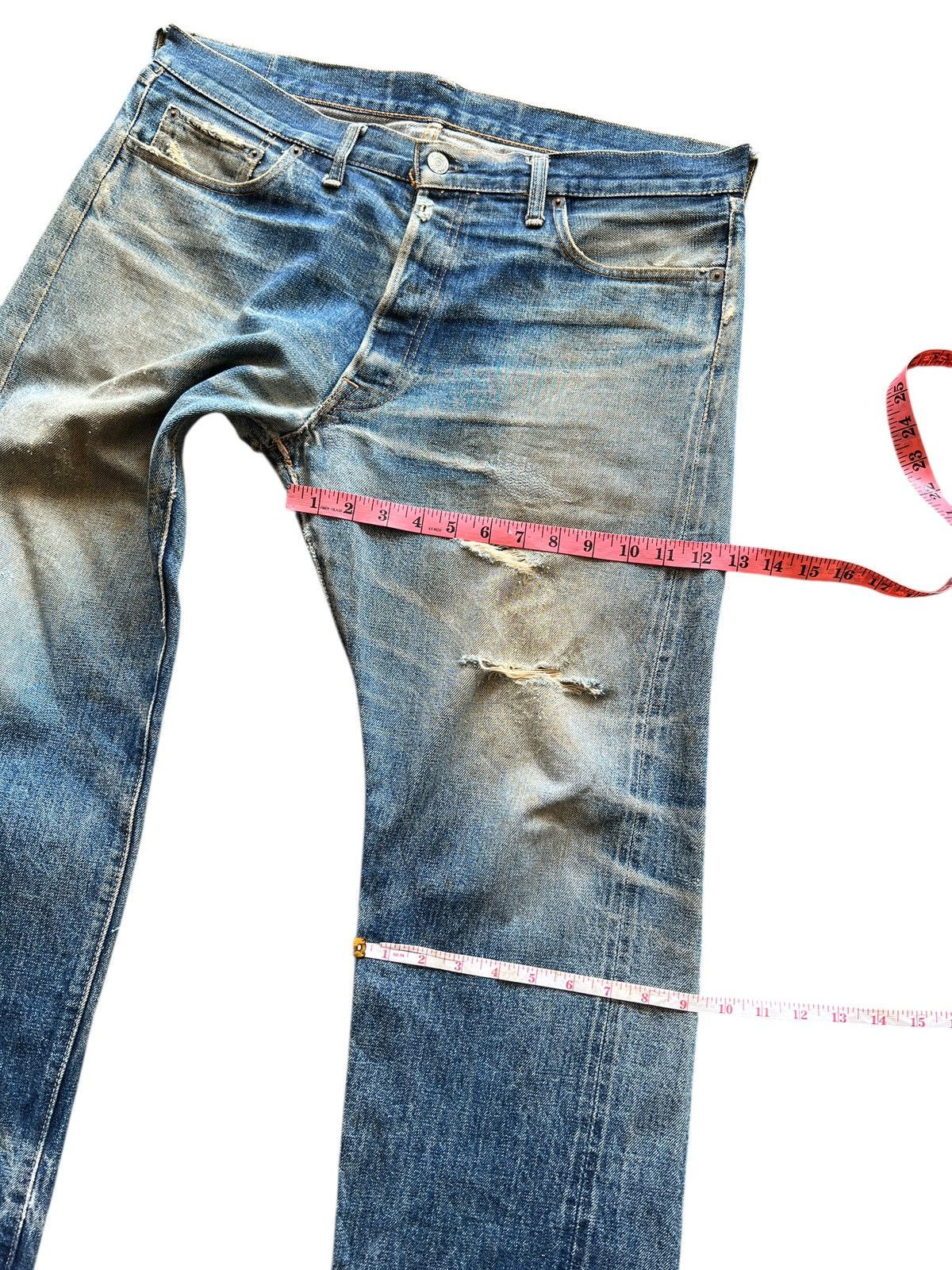 Denime Vintage Denime Authentic Leather Patch Lot 239 Selvedge Jean Size US 36 / EU 52 - 10 Thumbnail