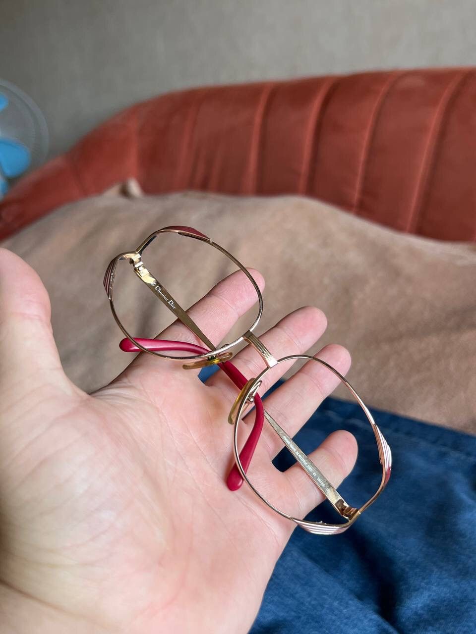 Dior × Vintage Vintage Christian Dior '80s Eyeglasses Frame Made In Austria Size ONE SIZE - 19 Thumbnail