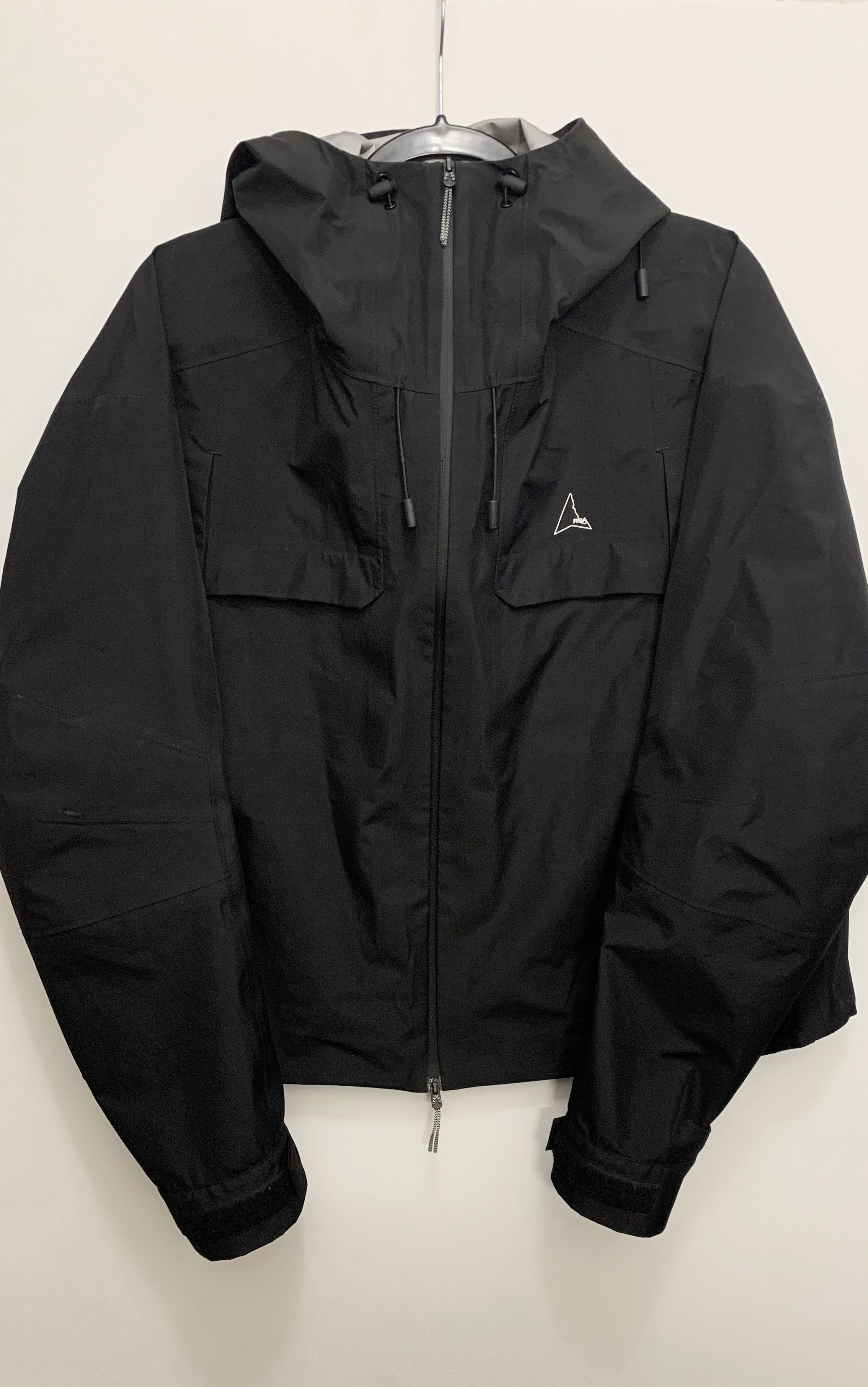 Pre-owned Roa Boxy Shell Jacket M In Black