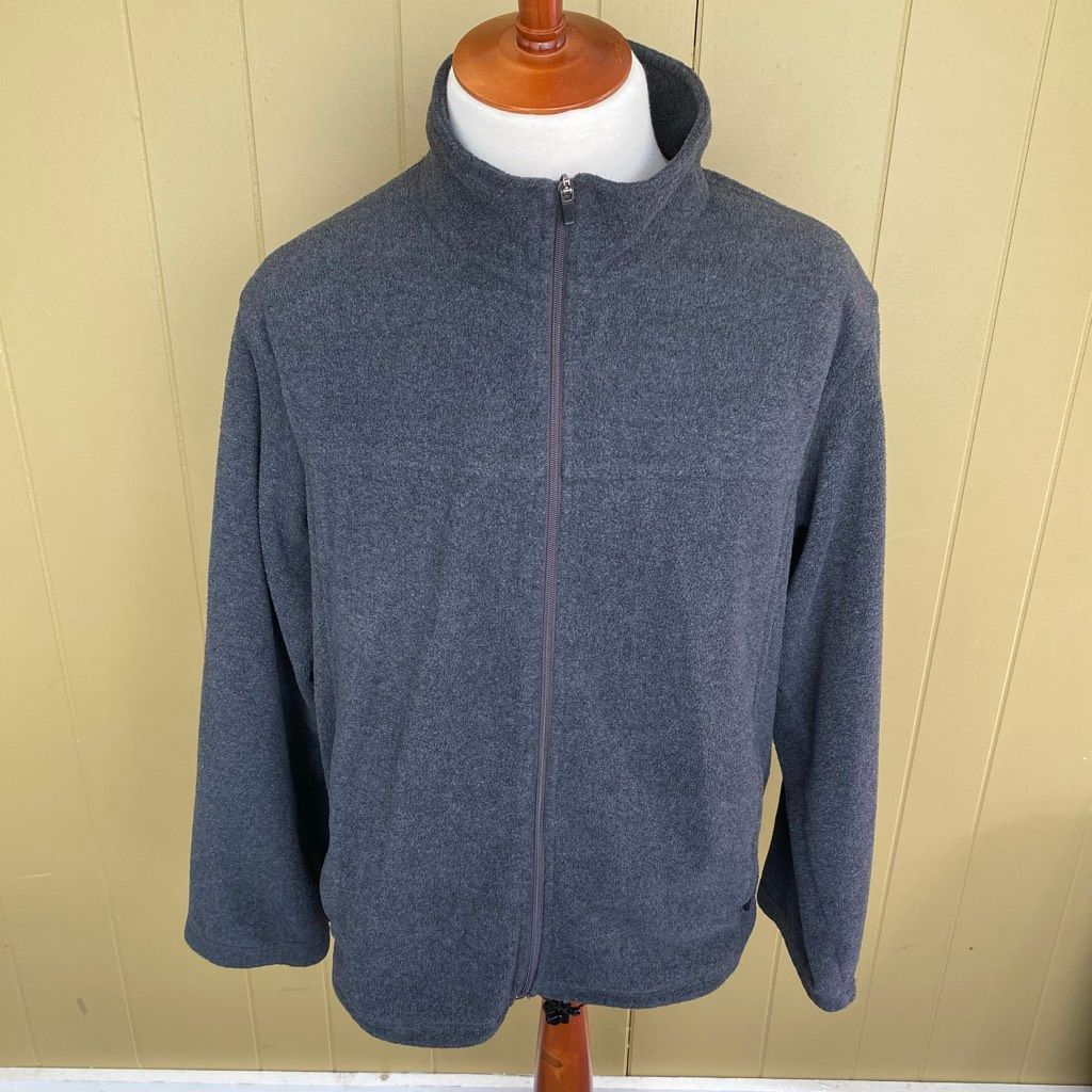 Tek Gear Tek Gear men XL fleece full zip mock collar jacket w/zip poc Size US XL / EU 56 / 4 - 1 Thumbnail