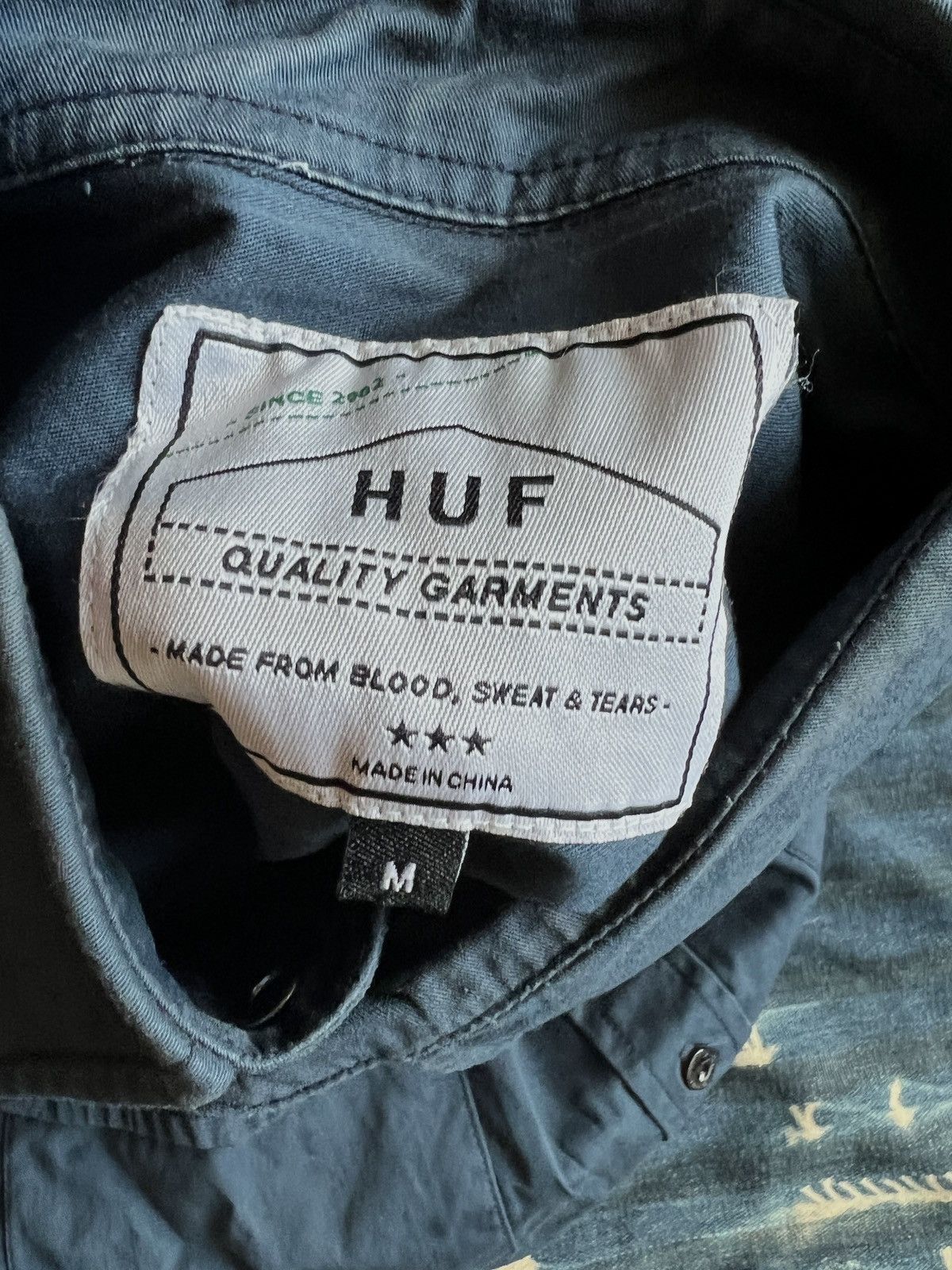 Huf Huf SF Vintage Work Shirt OG Size US M / EU 48-50 / 2 - 8 Thumbnail