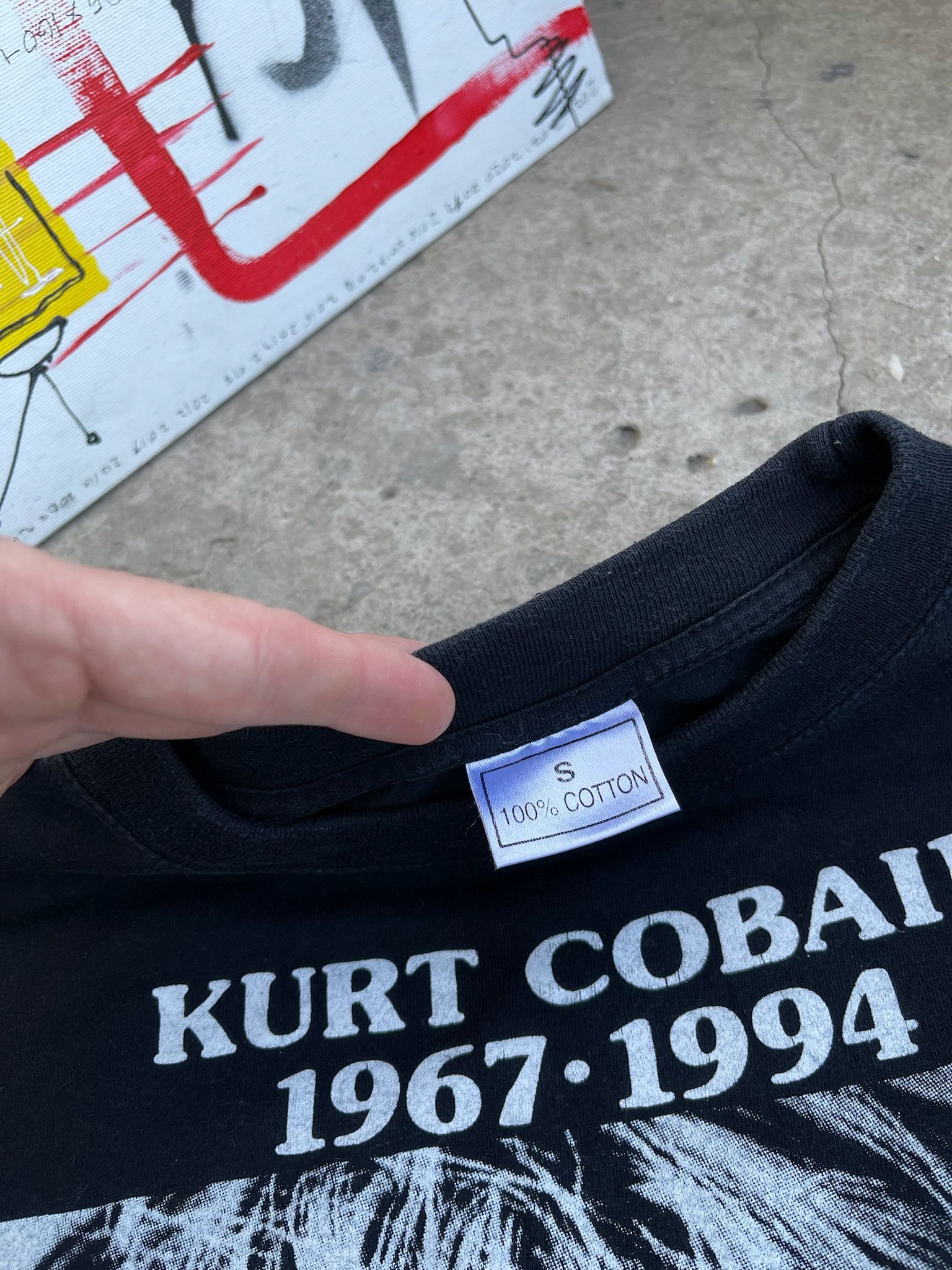 Band Tees Nirvana Kurt Cobain T-Shirt Size US M / EU 48-50 / 2 - 3 Thumbnail