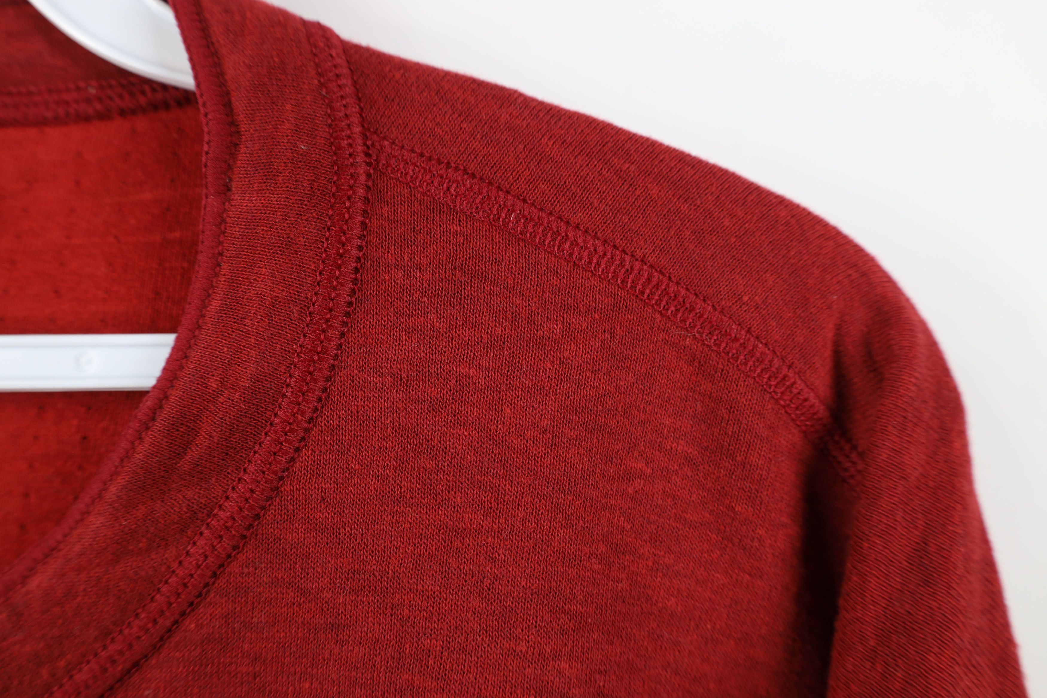 L.L. Bean Vintage LL Bean Wall Wool Knit Rivers Driver Henley T-Shirt Size US L / EU 52-54 / 3 - 5 Thumbnail