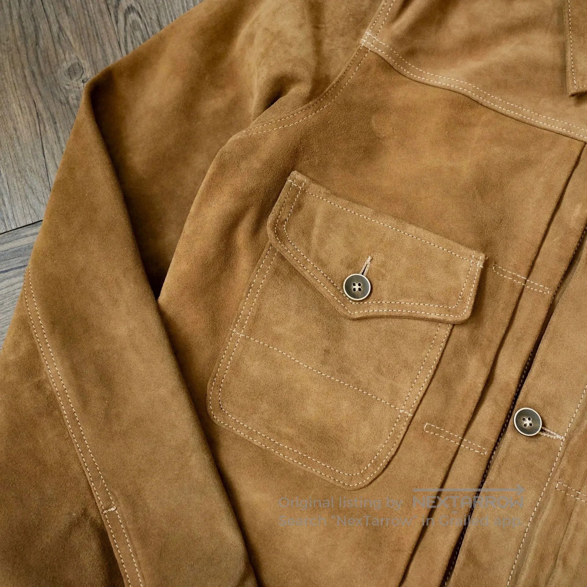 Blue Blanket Blue Blanket Suede Leather Jacket. Size US M / EU 48-50 / 2 - 7 Thumbnail