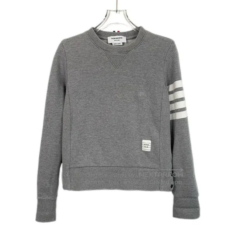 Thom Browne Thom Browne Gray Cotton Sweatshirt for Women . Size M / US 6-8 / IT 42-44 - 1 Thumbnail