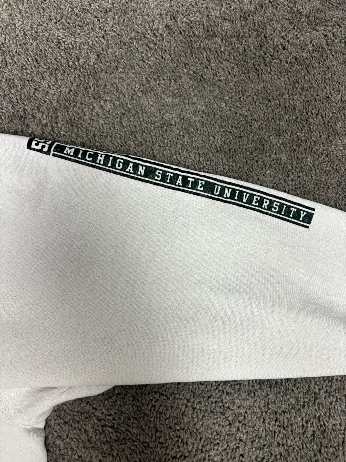 Russell Athletic Vintage 90s white russell athletic msu michigan state hoodie Size US XXL / EU 58 / 5 - 4 Thumbnail