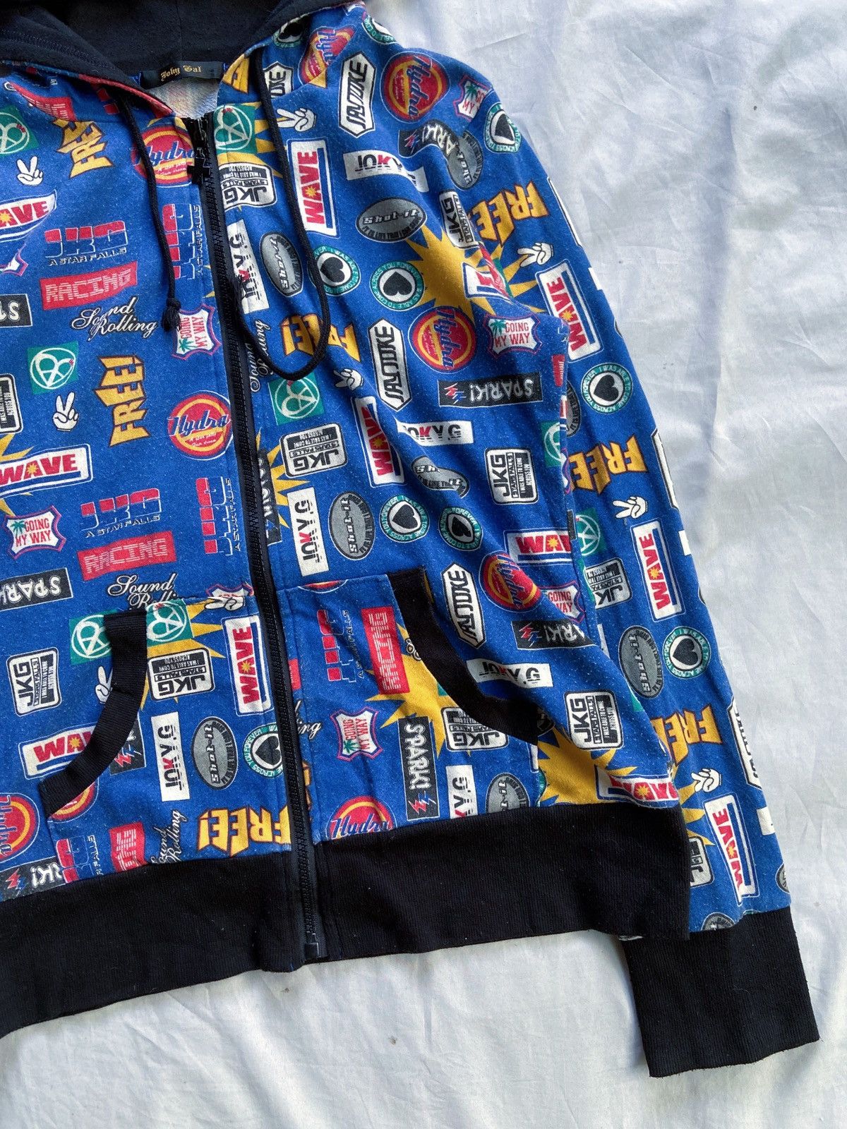 20471120 JAPANESE POP ART ZIP HOODIE hysteric glamour junyawatanabe Size US S / EU 44-46 / 1 - 5 Thumbnail