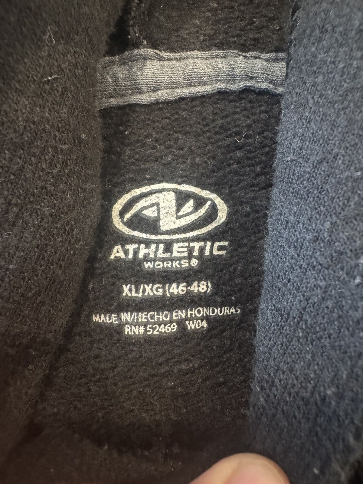 Athletic Works Men’s Y2K Vintage ATHLETICWORKS Sweatshirt Men's XL Black Size US XL / EU 56 / 4 - 3 Thumbnail