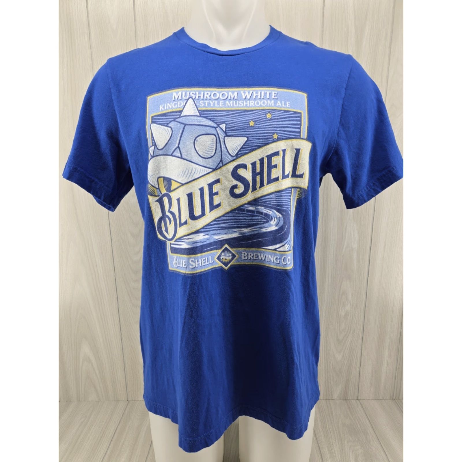 Vintage VINTAGE Blue Shell Brewing Co Shirt L Mens Short Sleeve T-Shirt Blue Size US L / EU 52-54 / 3 - 2 Thumbnail