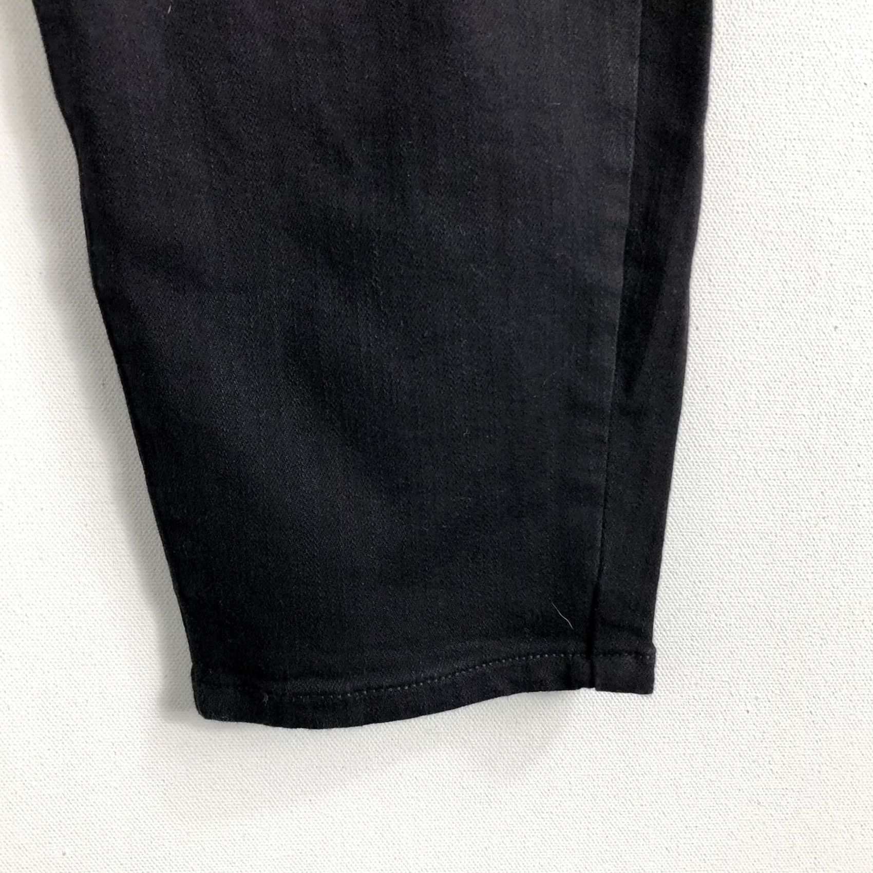 Torrid Torrid Sky High Skinny Crop Jean Premium Stretch Black Sparkle Size 16R Casual Jeans Women Regular Slim Crop High Rise Zip Inseam 26.5in") Size 38" / US 16 / IT 52 - 5 Thumbnail