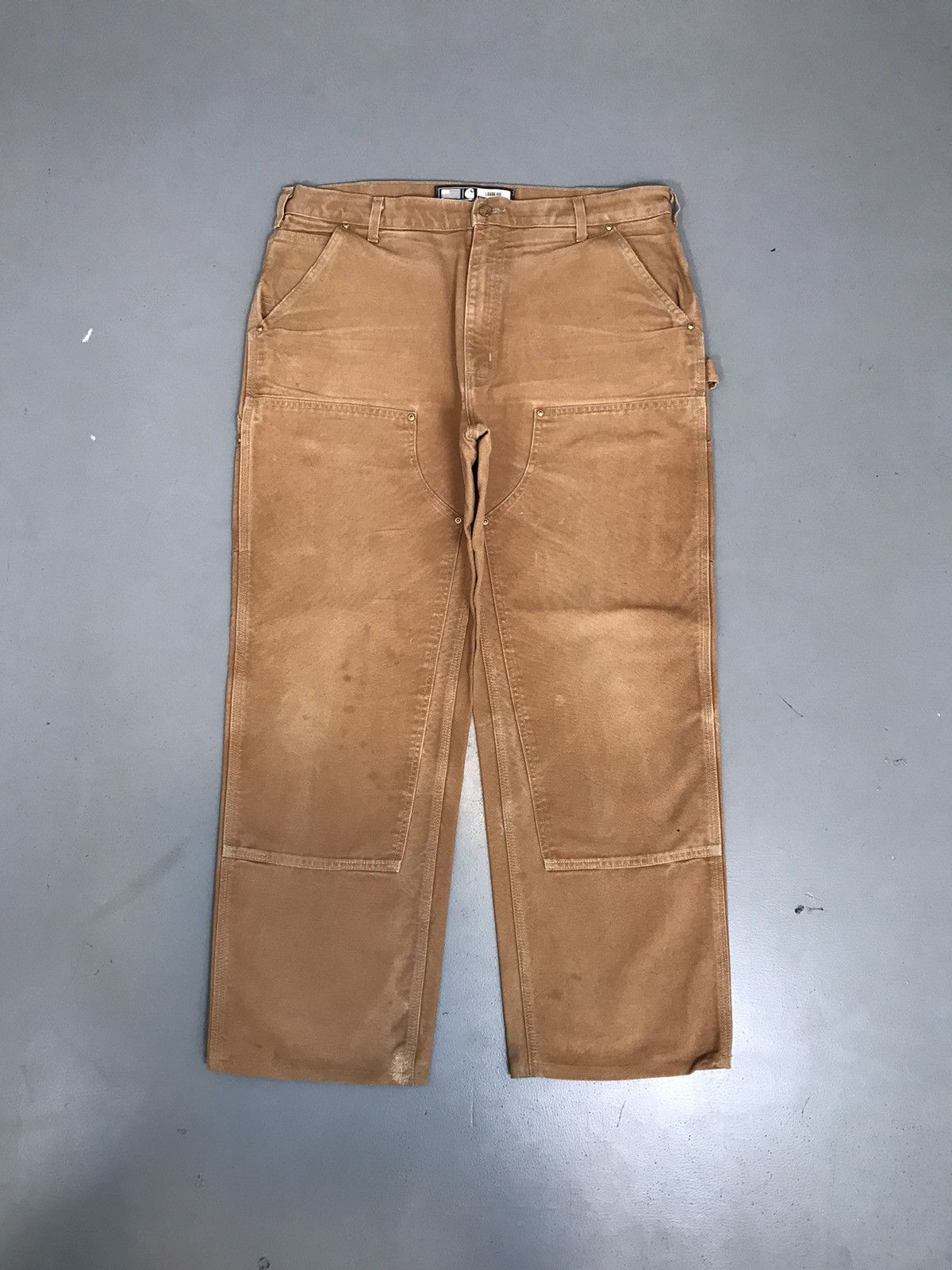 image of Carhartt B01 Brn Double Knee Denim in Beige, Men's (Size 40)