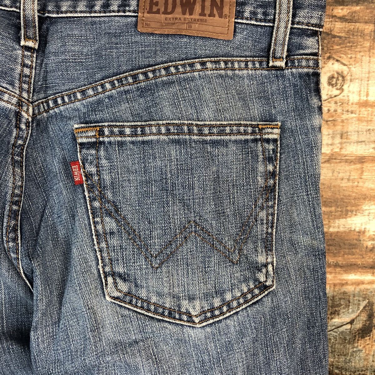 Edwin DL Edwin Japan vintage Blue Denim Pants #C186 Size US 33 - 16 Thumbnail