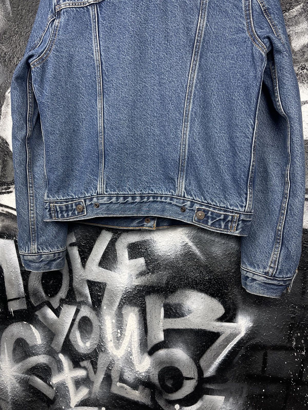 Levi's Levi’s Blue Denim Jeans Sherpa Jacket Women’s Size Medium Size M / US 6-8 / IT 42-44 - 14 Thumbnail