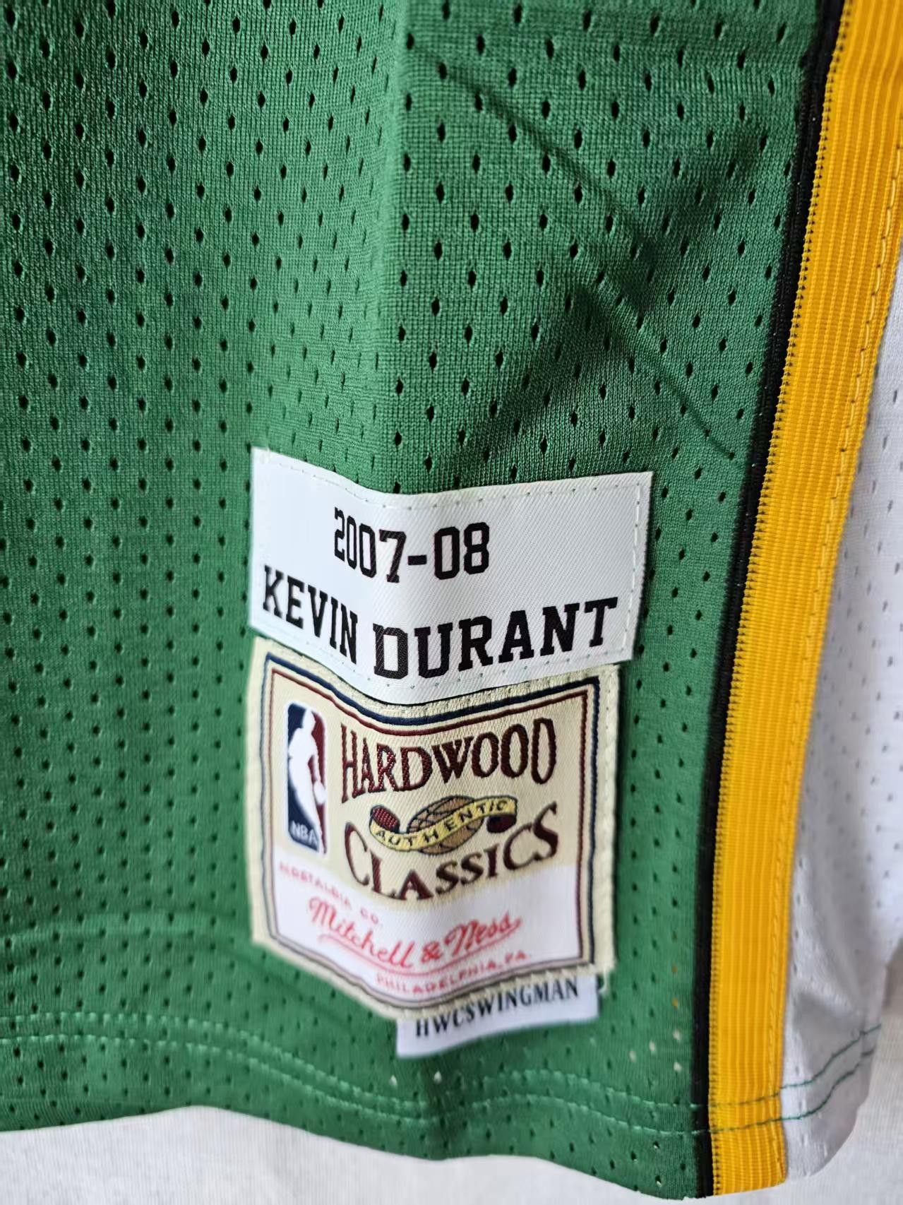 NBA Seattle SuperSonics 35 Kevin Durant Jersey Green Size US XL / EU 56 / 4 - 4 Thumbnail