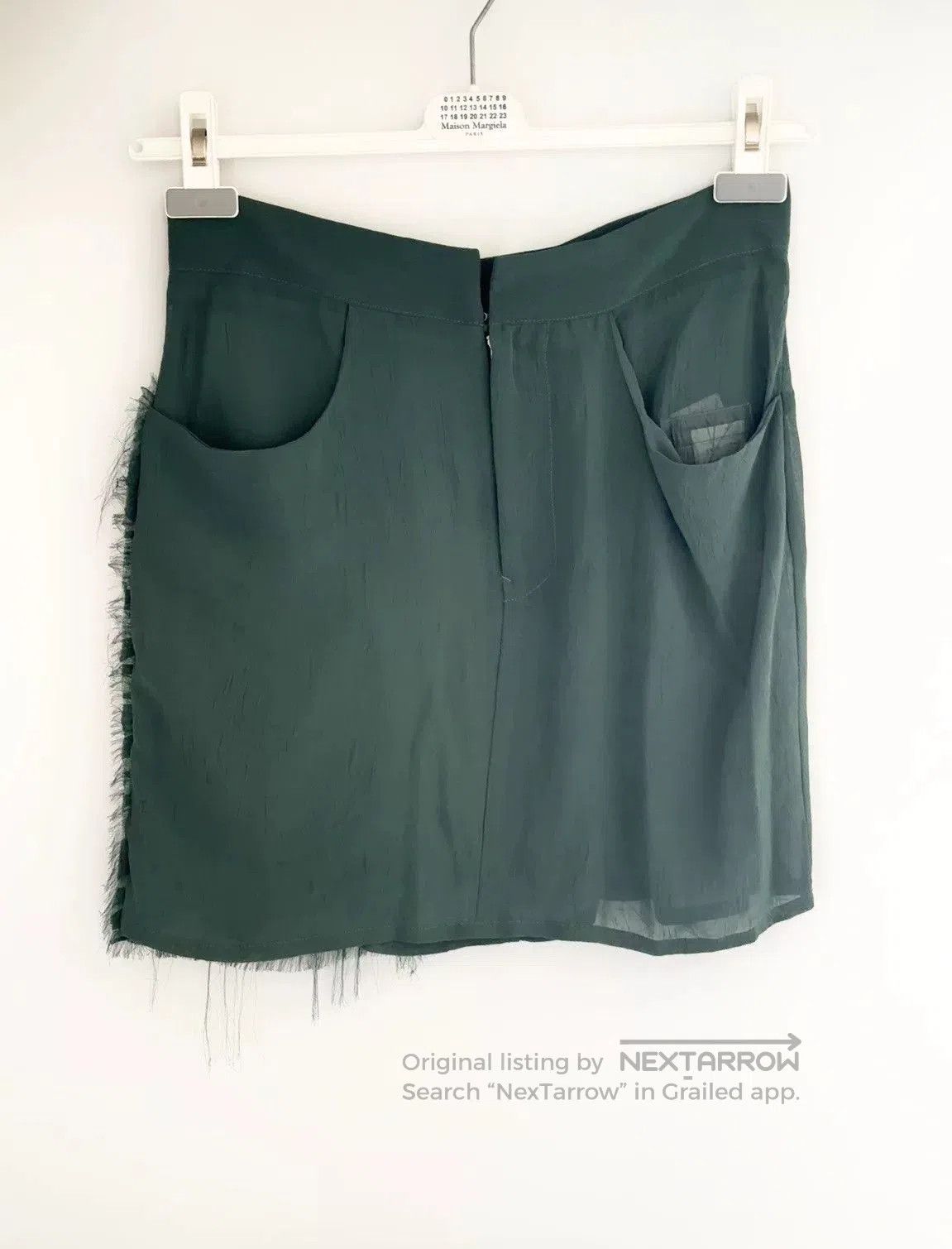 Yohji Yamamoto Yohji Yamamoto Ruffled Green Skirt. Size 24" / US 00 / IT 34 - 2 Thumbnail