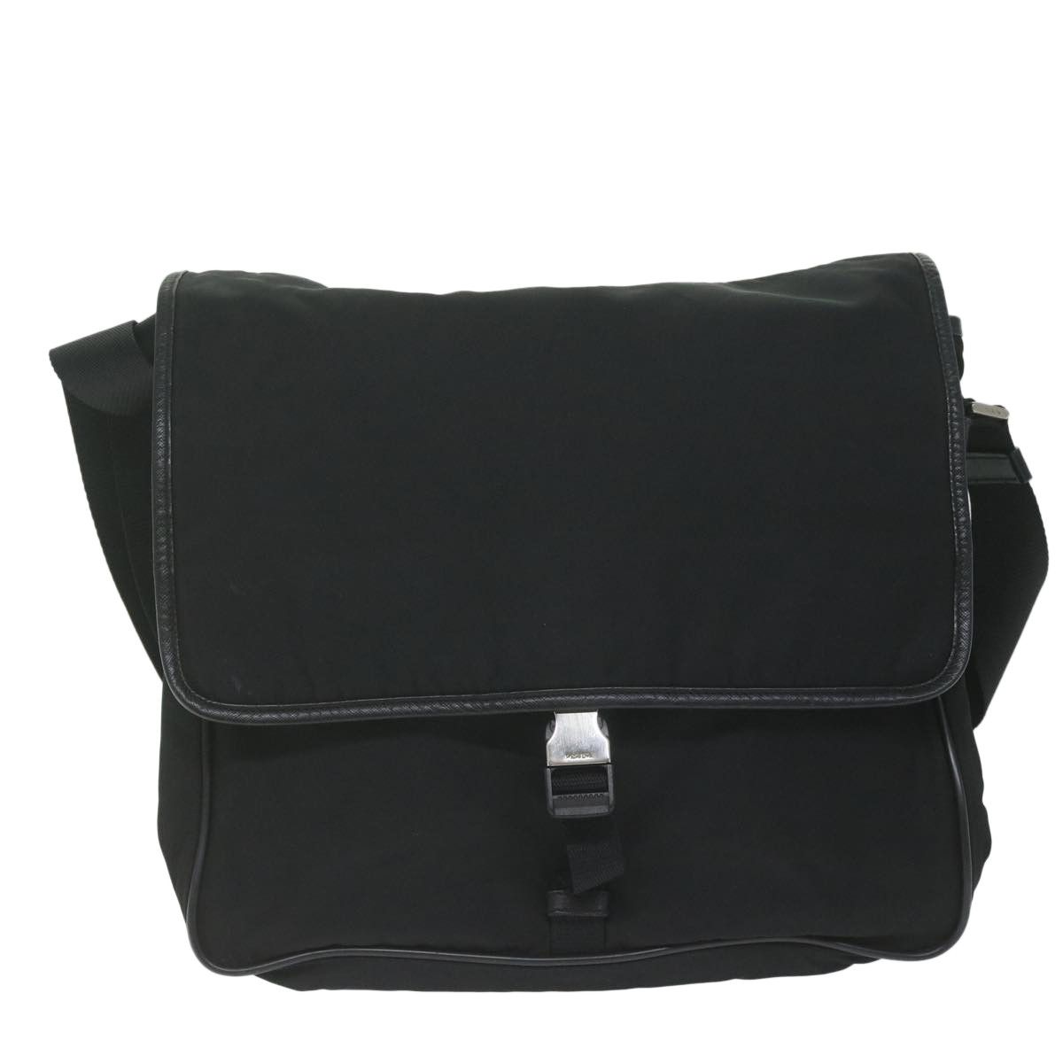 Prada Re-Nylon Black Synthetic Shoulder Bag (Pre-Owned) Size ONE SIZE - 1 Thumbnail