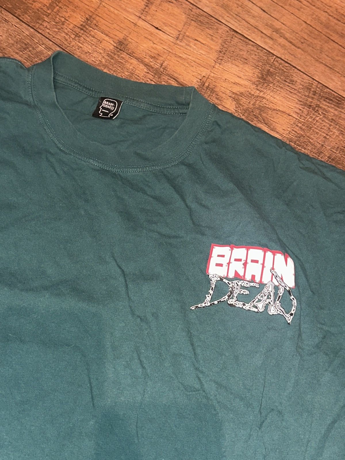 Brain Dead Brain Dead Psychosis T-Shirt 'Forest Green' Size US XXL / EU 58 / 5 - 3 Thumbnail