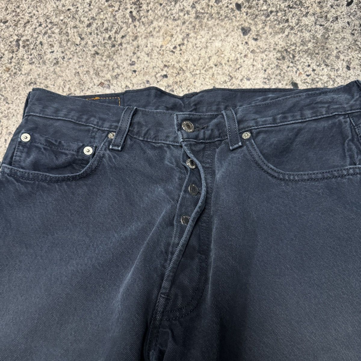Levi's Vintage Levi’s 501 Dark Blue Denim Jeans ERD Grunge Chrome Size US 34 / EU 50 - 10 Thumbnail