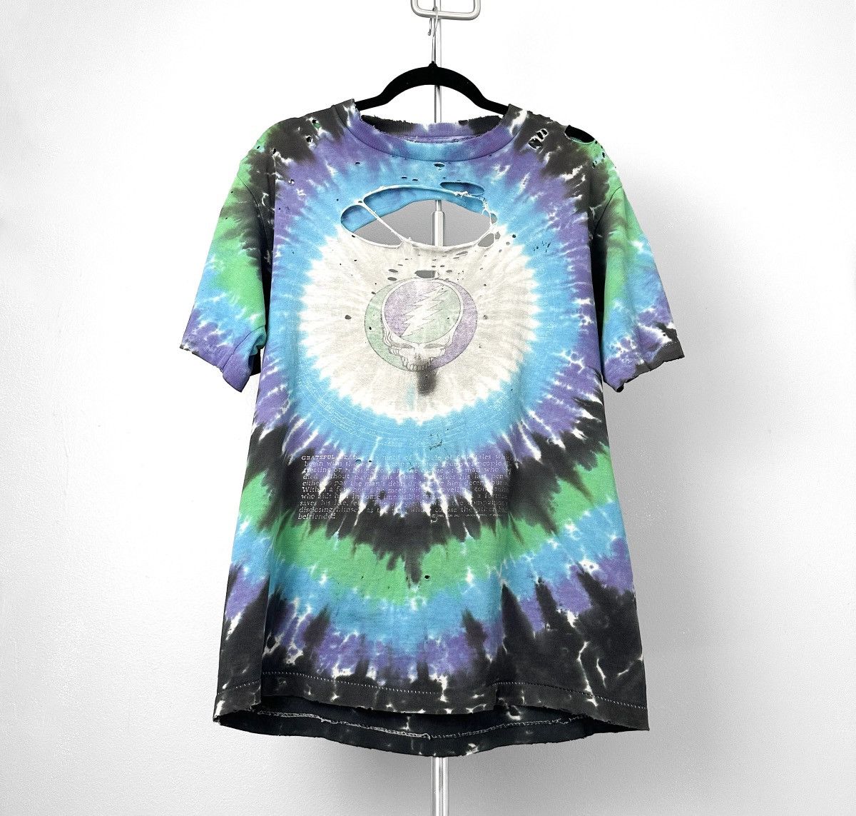 Vintage Grateful Dead Tie Dye Shirt - Air Garcia - Single Stitch / cheapest 1990s